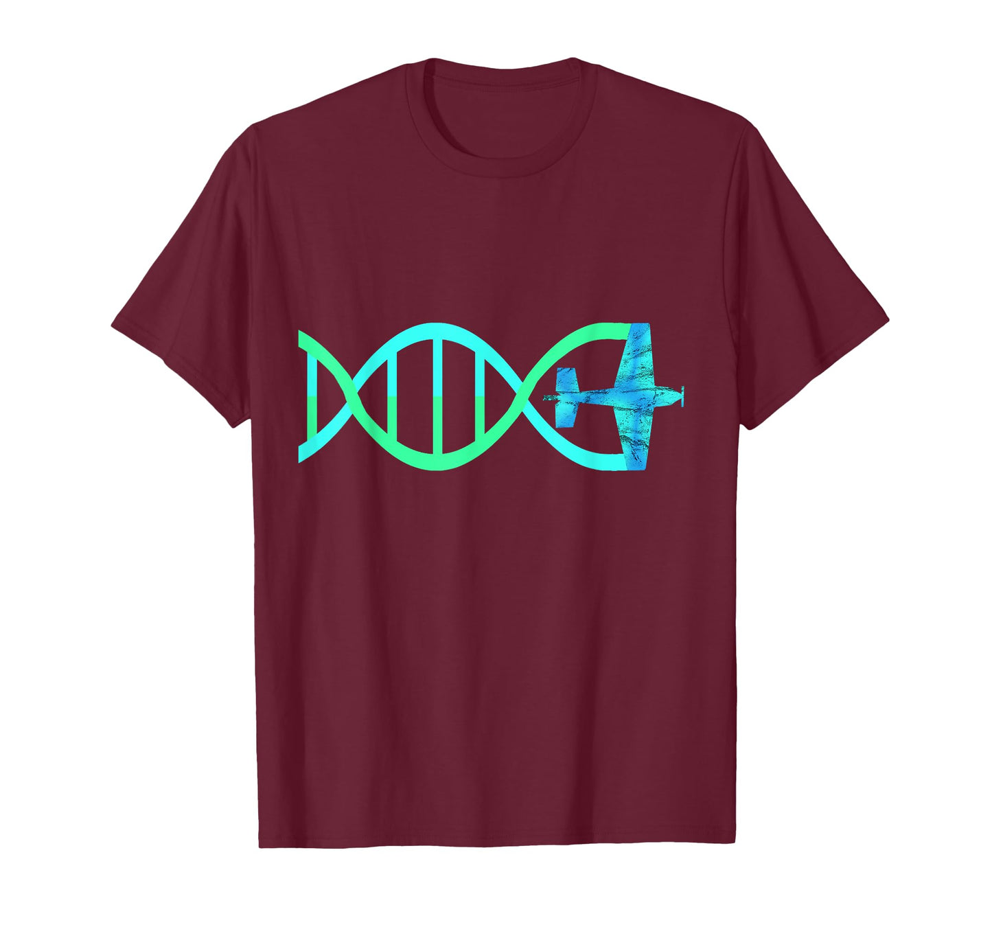 Aerobatic DNA Airplane Biplane Airshow Loops Maneuvers Shirt T-Shirt