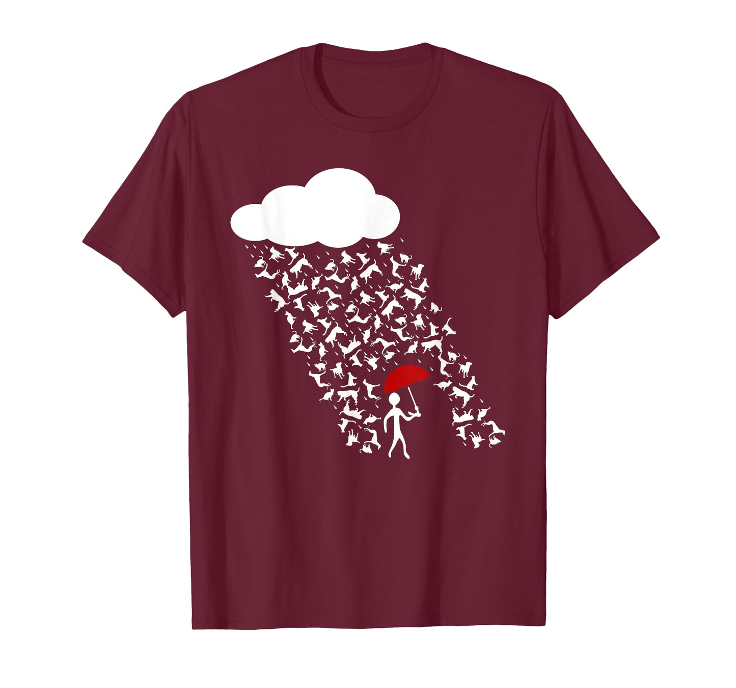 It's Raining Cats and Dogs | Cute Funny Canine Feline Lover T-Shirt for Men Women Girls Kids