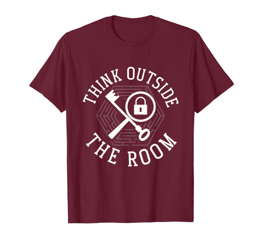 Escape Room Solving Mystery Think Outside The Room T-Shirt