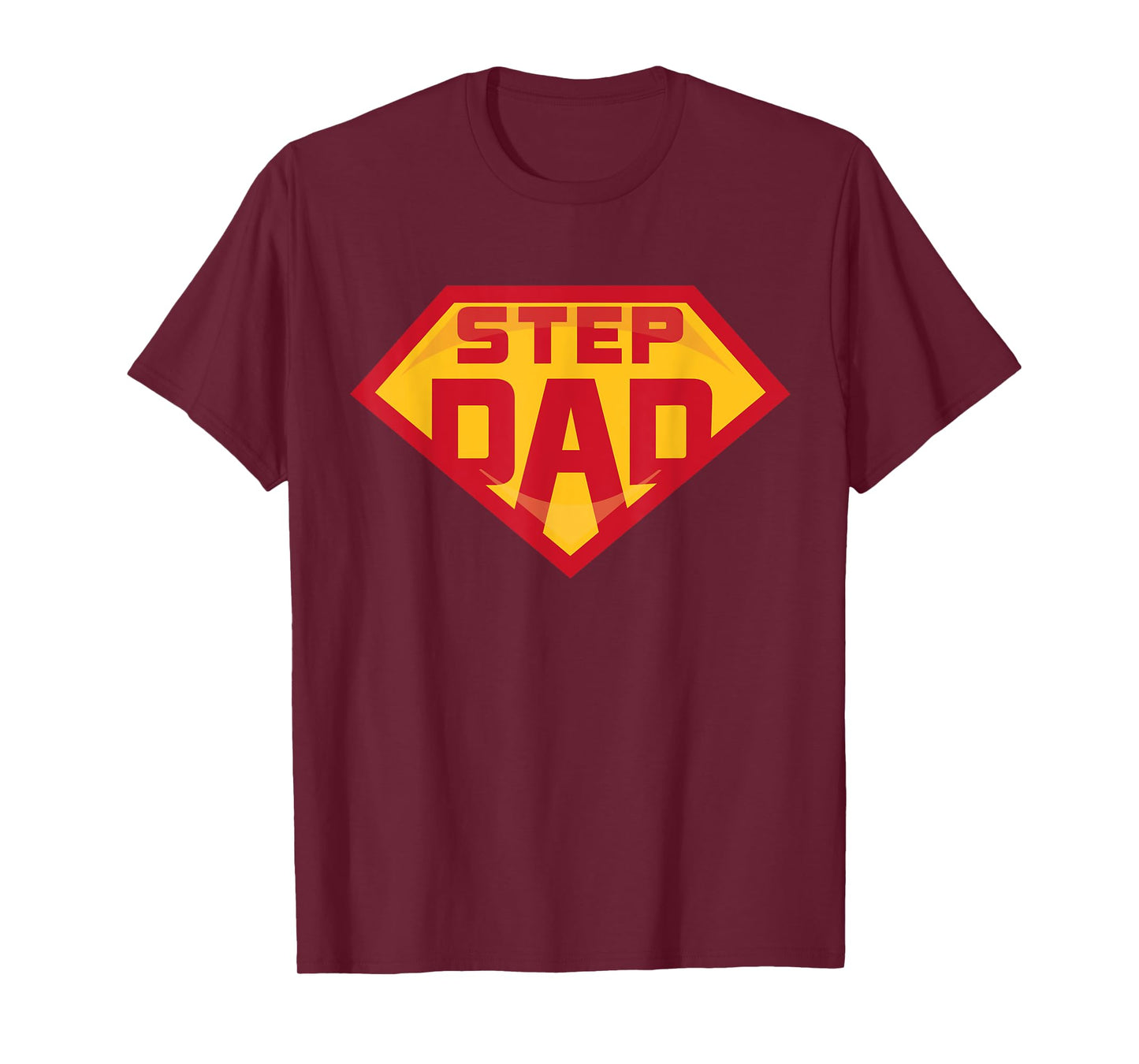 Super Stepdad Funny Hero Step Dad Birthday Fathers Day Gift T-Shirt