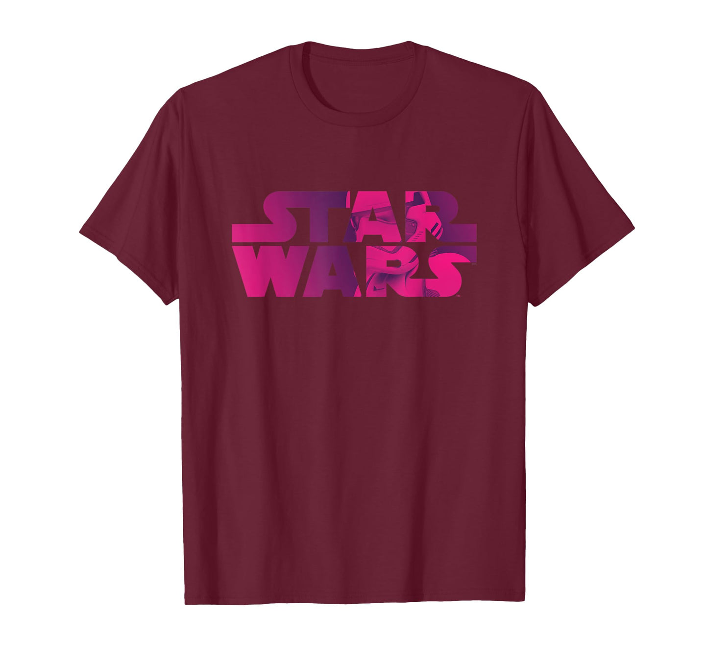 Star Wars Logo Fashion Style Magenta Stormtrooper T-Shirt