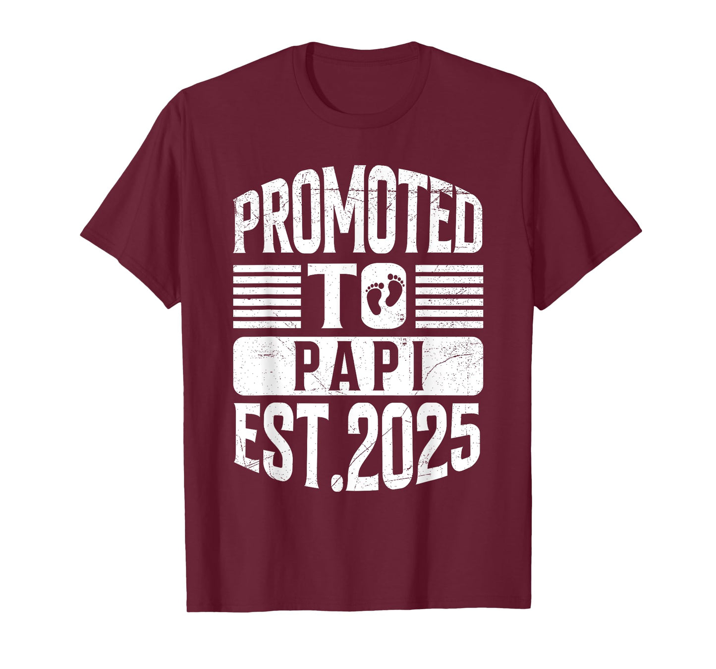 Pregnancy Announcement Promoted to Papi Est. 2025 T-Shirt