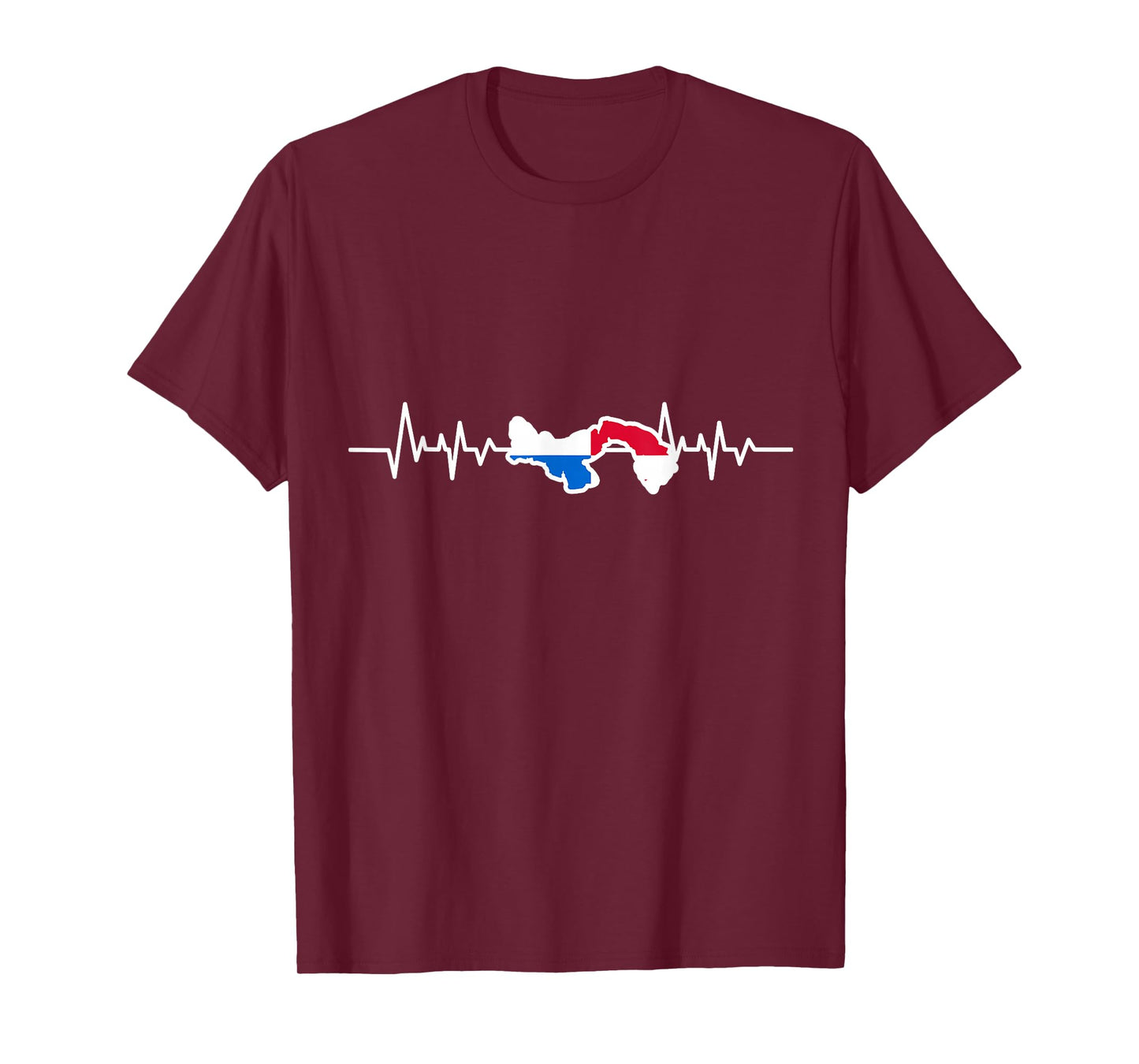 Panamanian Flag Gift Heartbeat Panama T-Shirt
