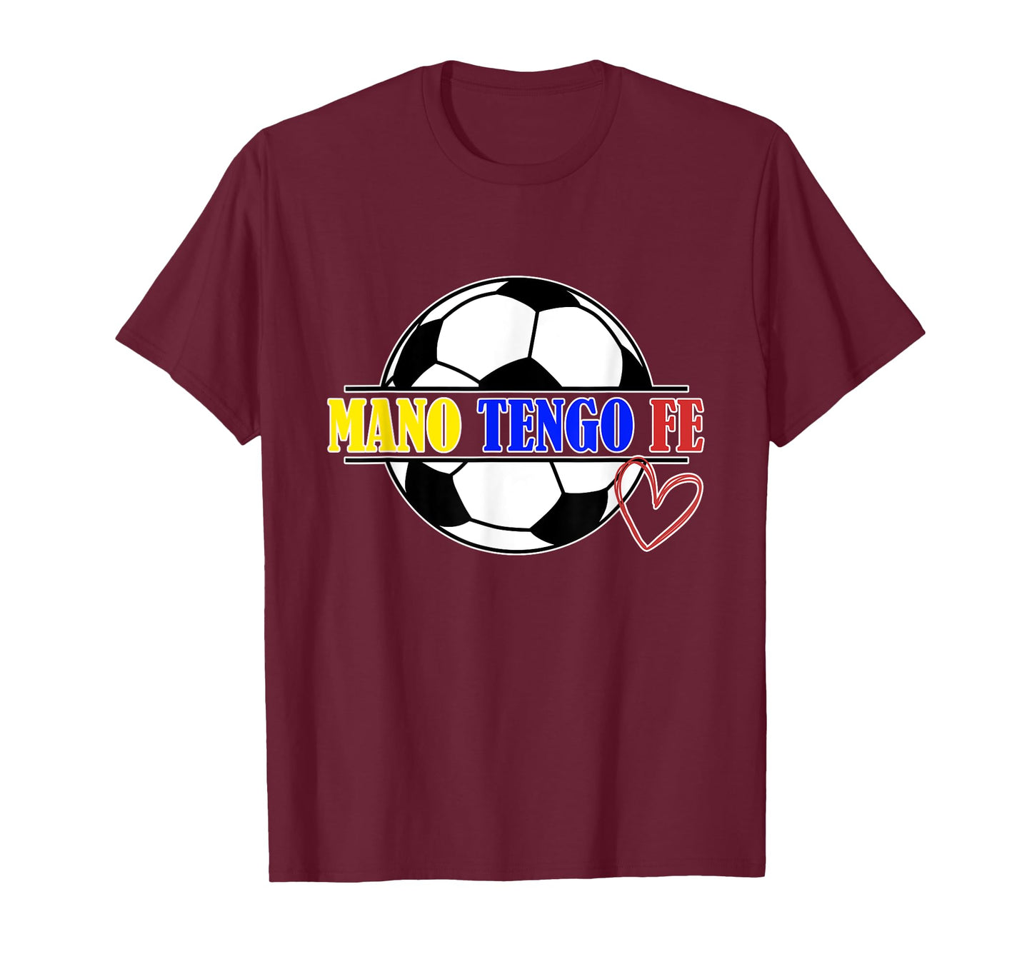 Venezuela Mano tengo Fe Vinotinto Tshirt for Women Men T-Shirt