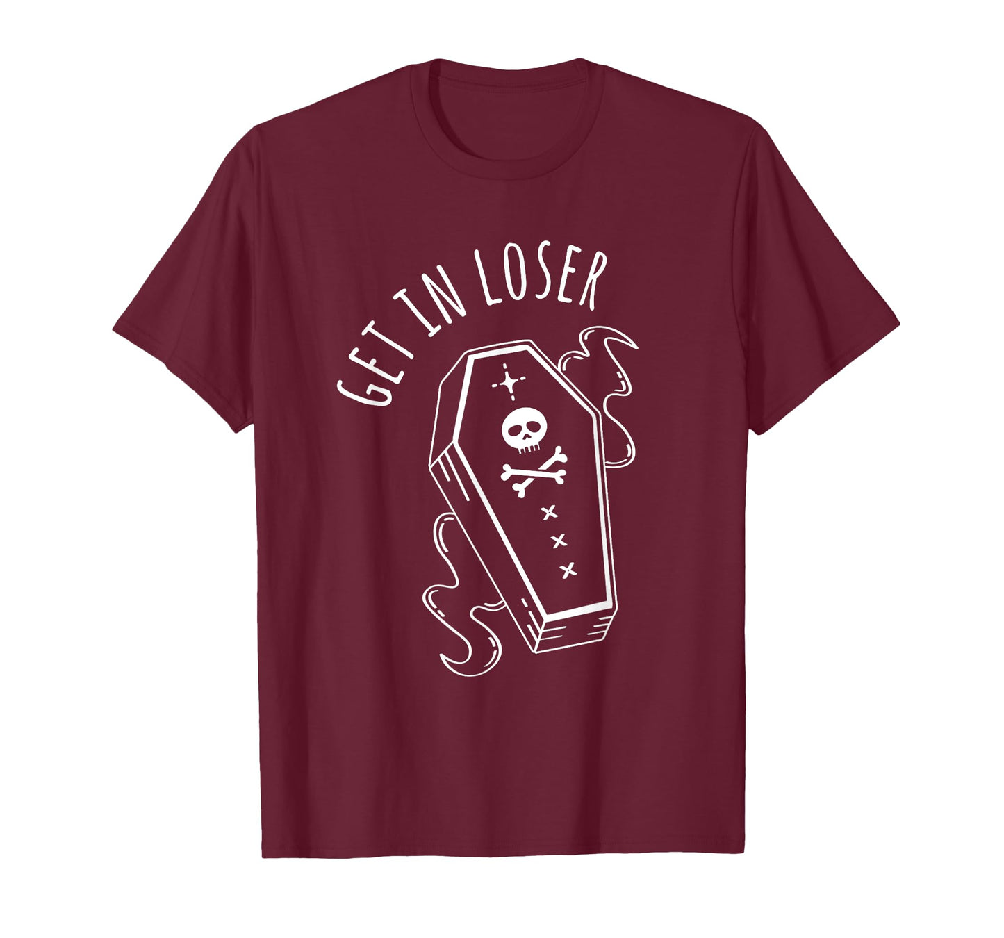 GET IN LOSER Pastel Goth Coffin T-Shirt