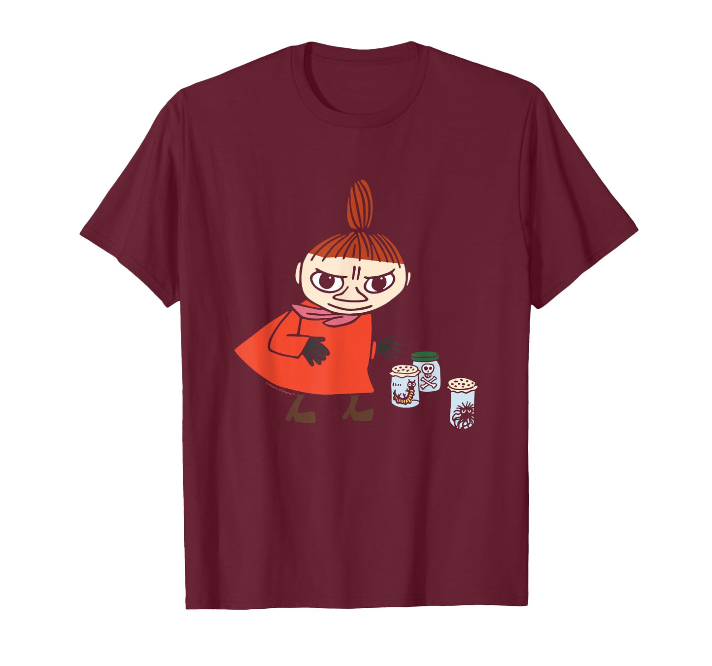 Moomin Little My Playing With Creepy Crawlies Spooky T-Shirt