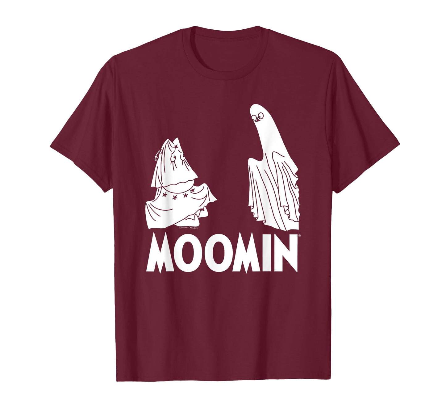 Moomin Moomintroll In Costume Scared By Ghost T-Shirt