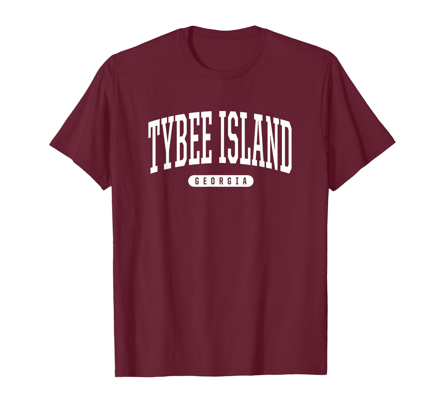 Tybee Island Georgia T-Shirt Vacation College Style GA USA T T-Shirt