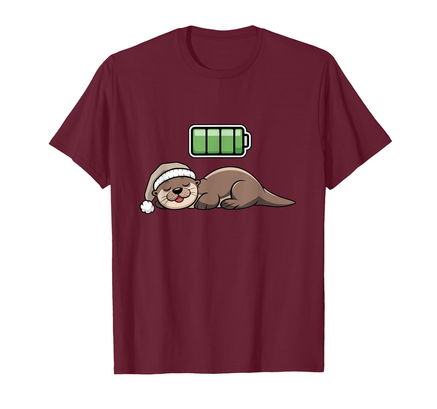 Sea Otter Sleeping Recharging Night Bedtime T-Shirt