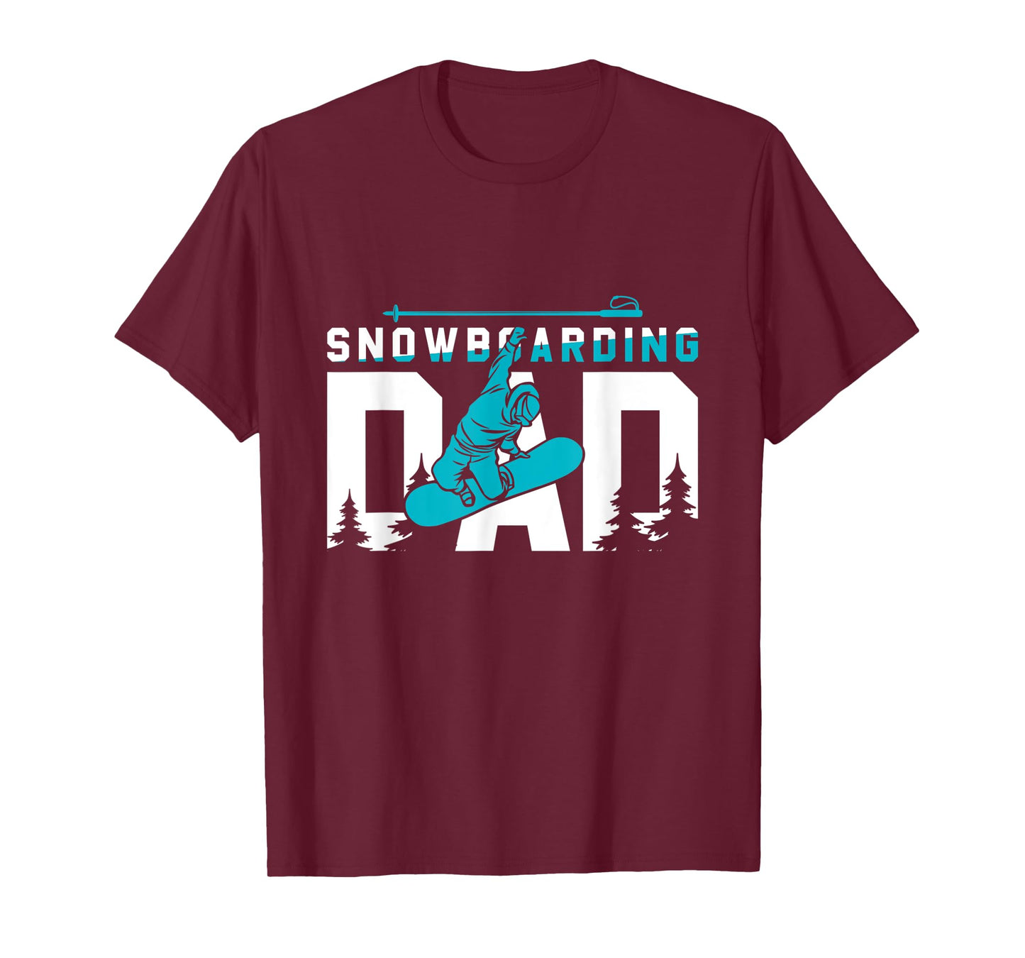 Cool Snowboarding Dad Gift T-Shirt
