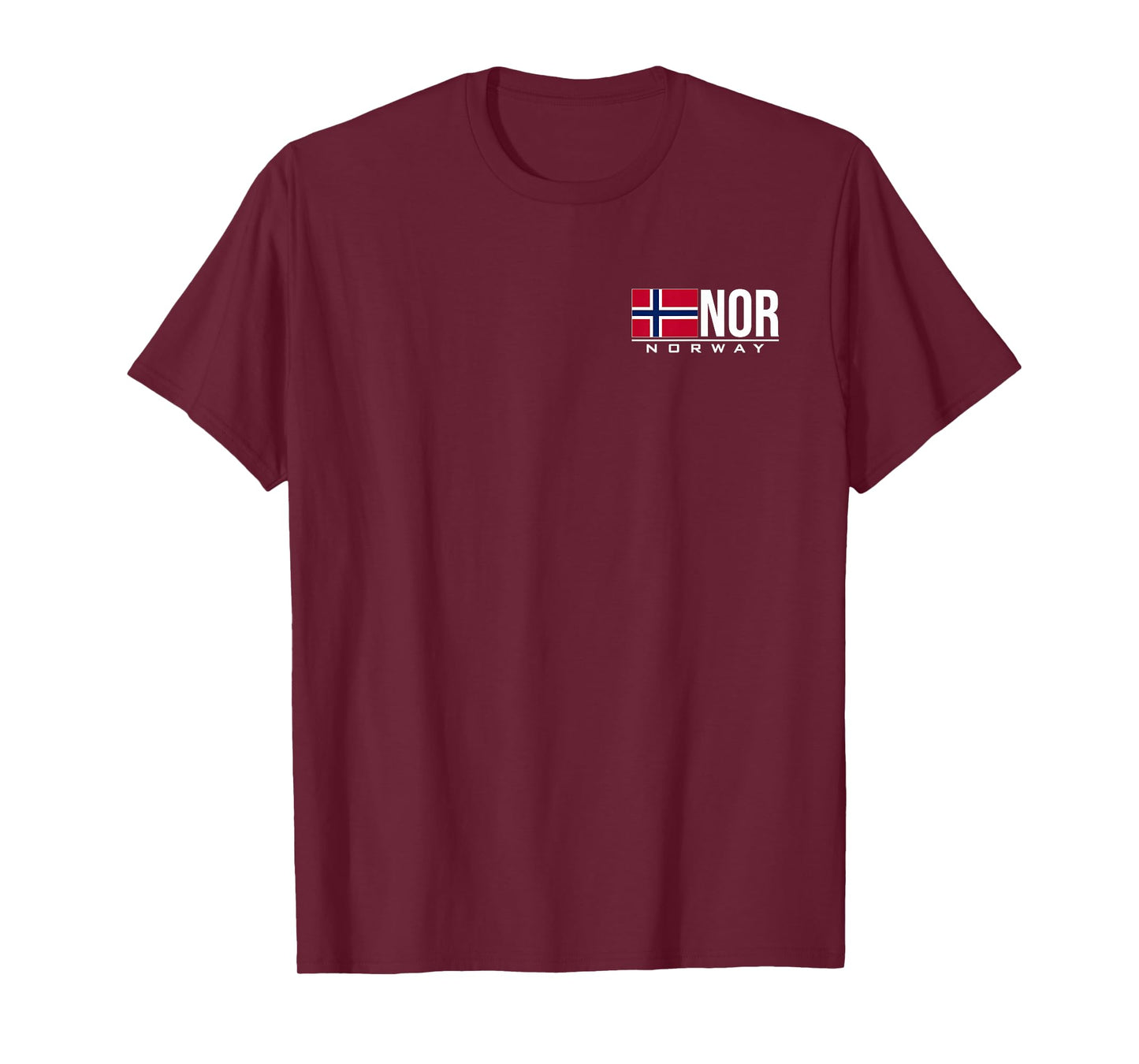Norway Flag Norwegian Country Code NOR Sports Games Athlete T-Shirt