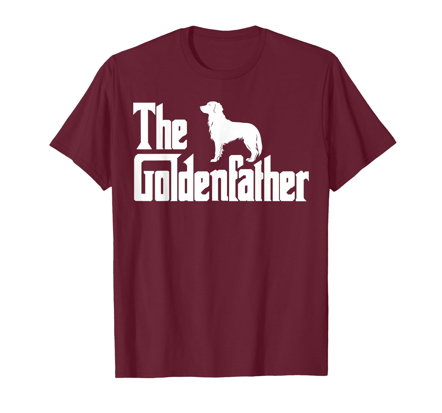 The GoldenFather Funny Golden Retriever Dad Shirt Men Gifts T-Shirt
