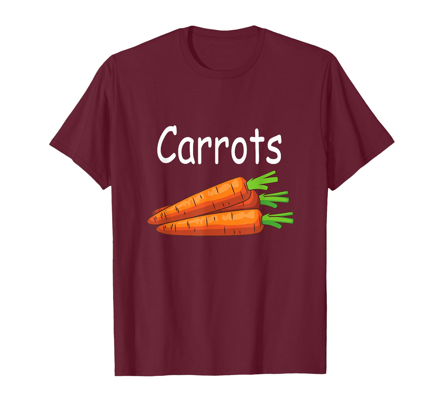 Funny Family Matching Halloween Costumes Peas and Carrots T-Shirt