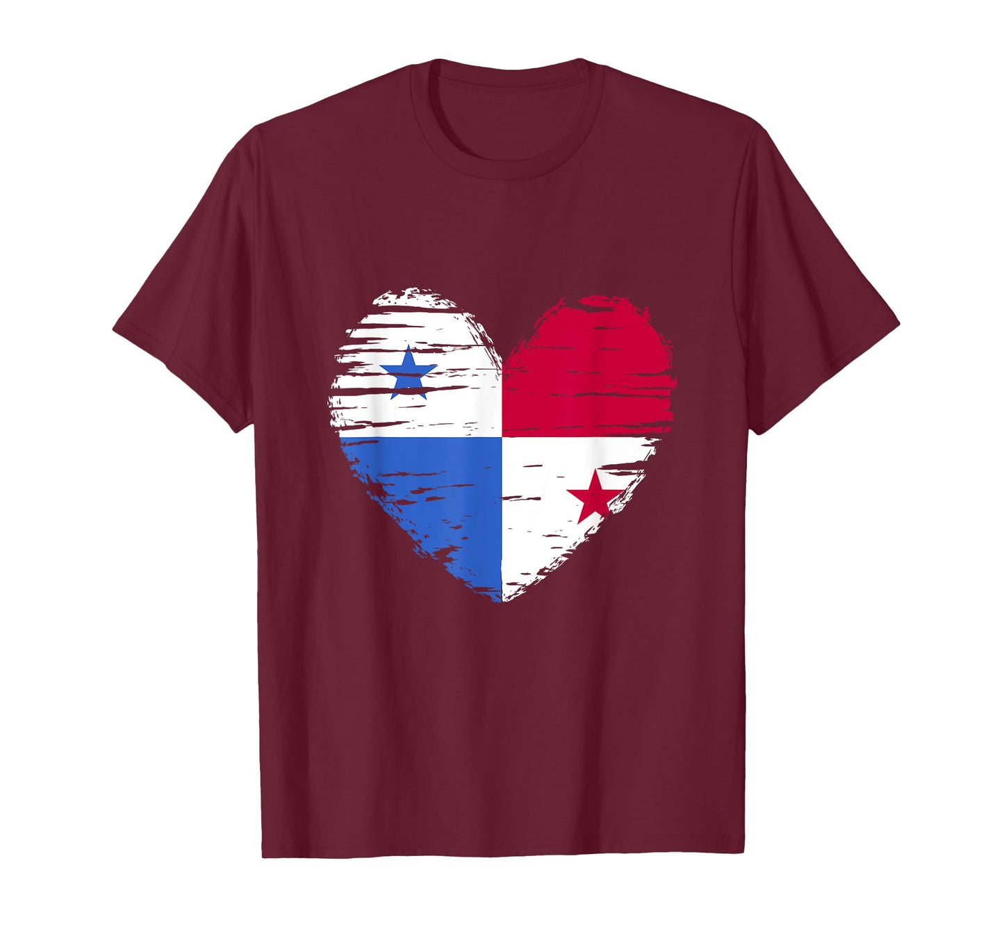 Panama Heart Panamanian Flag Panamanian Pride T-Shirt