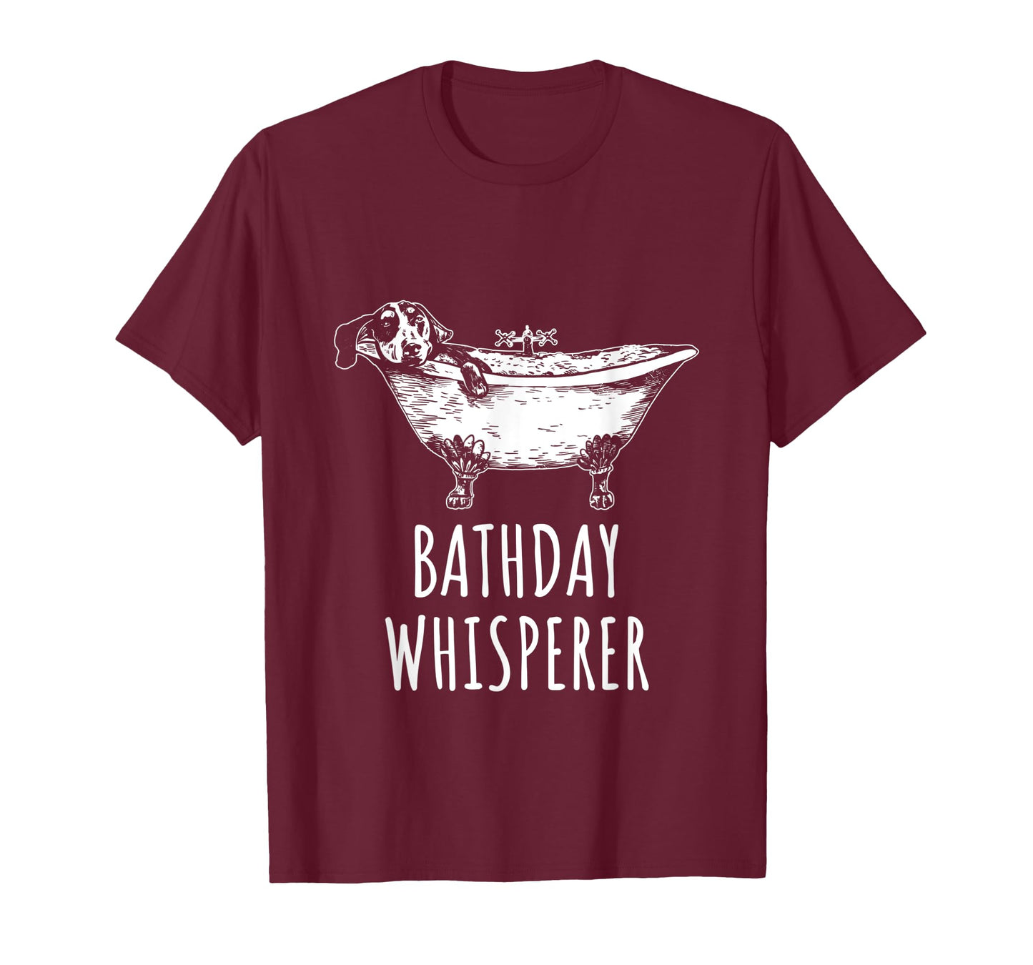 Bathday Whisperer Funny Dog Grooming Dog Bathtub Dog Owner T-Shirt