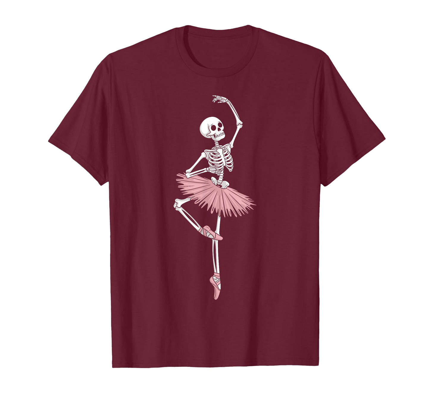 Skeleton Dancing Ballet Lovers Spooky Halloween Dancer T-Shirt