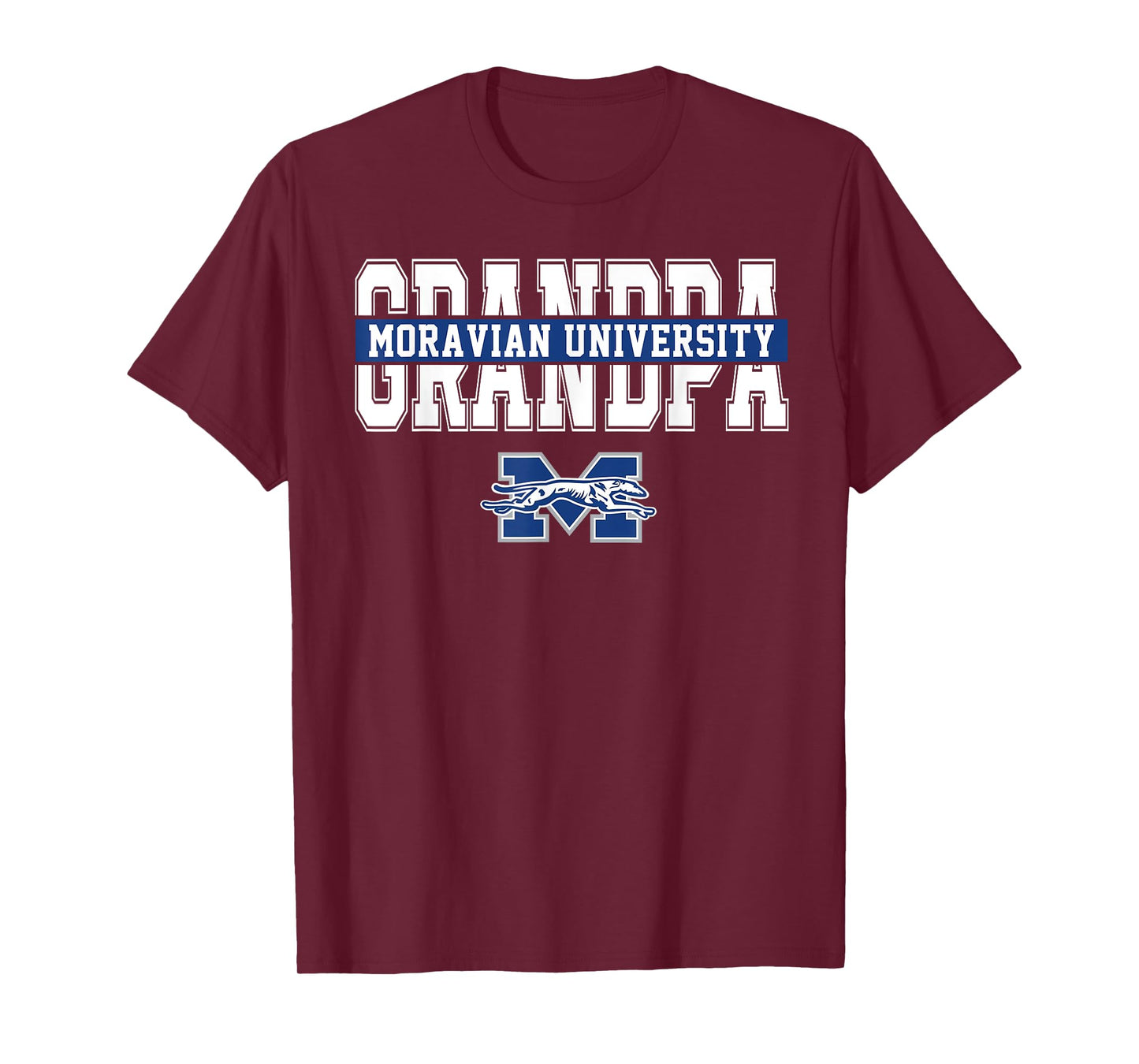 Moravian Vintage Arch University Grandpa Design for Men T-Shirt