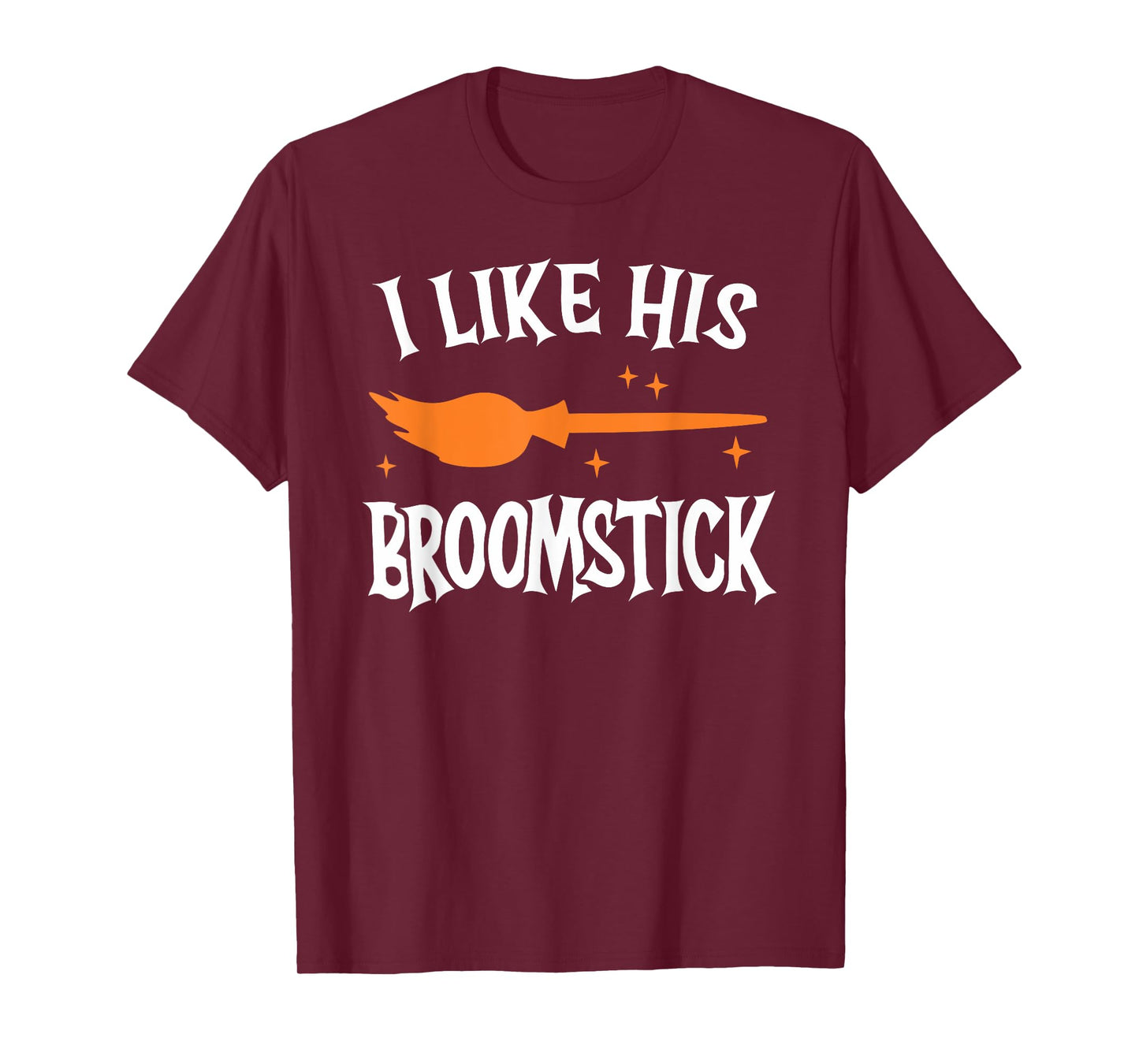 I Like Her Pumpkins I Like His Broomstick Halloween Couple T-Shirt