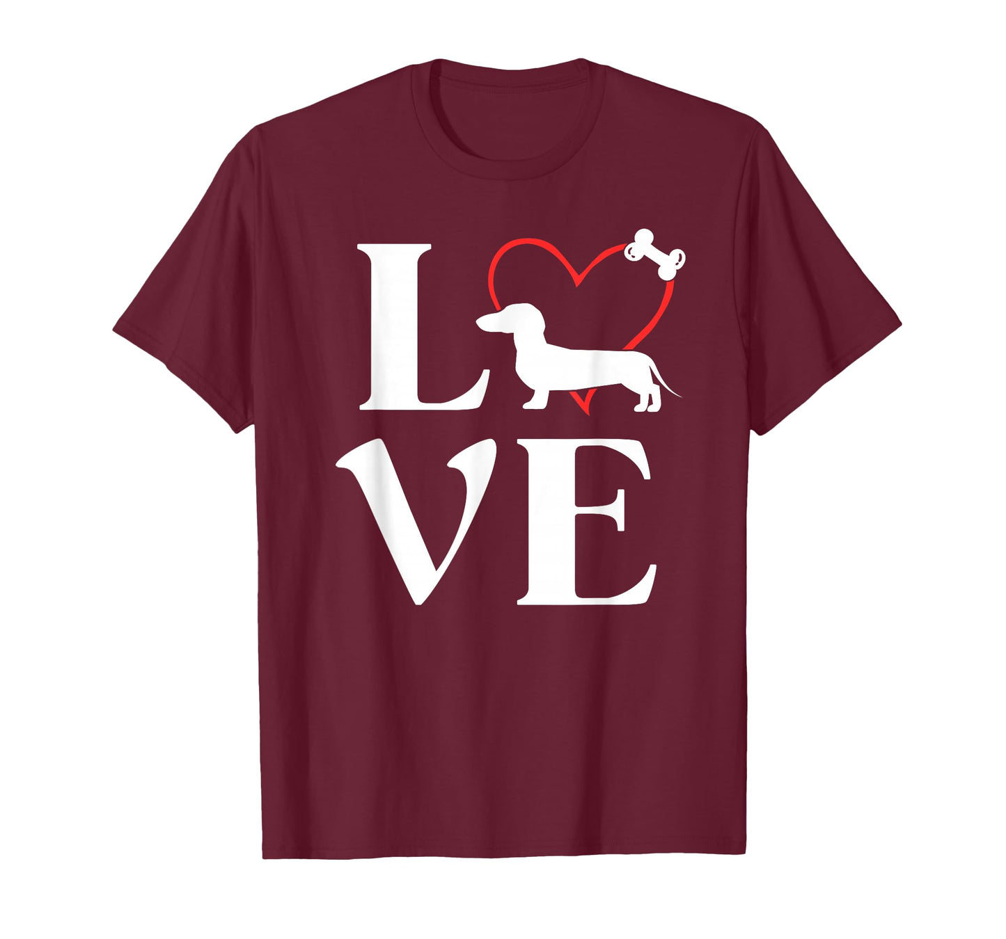Dachshund Gifts Love Dogs Tshirts for Women Dog Mama T-Shirt