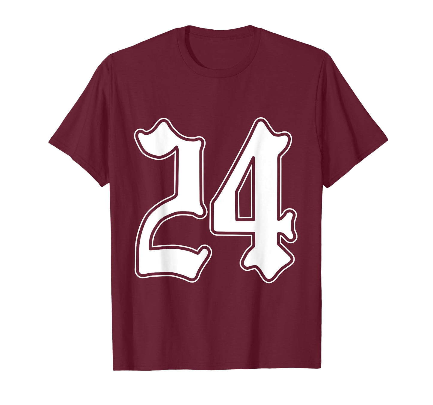 #24 White Number 24 Latino Sports Fan Team Cholo Easy T-Shirt