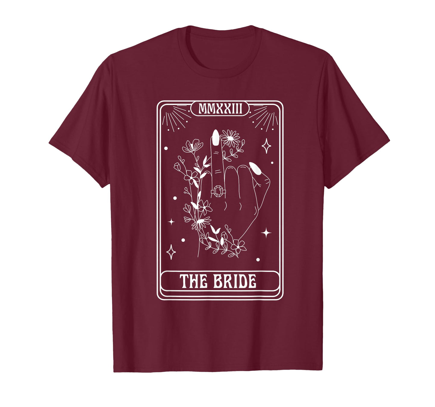 The Bride Spooky Season Gothic Bachelorette Matching T-Shirt