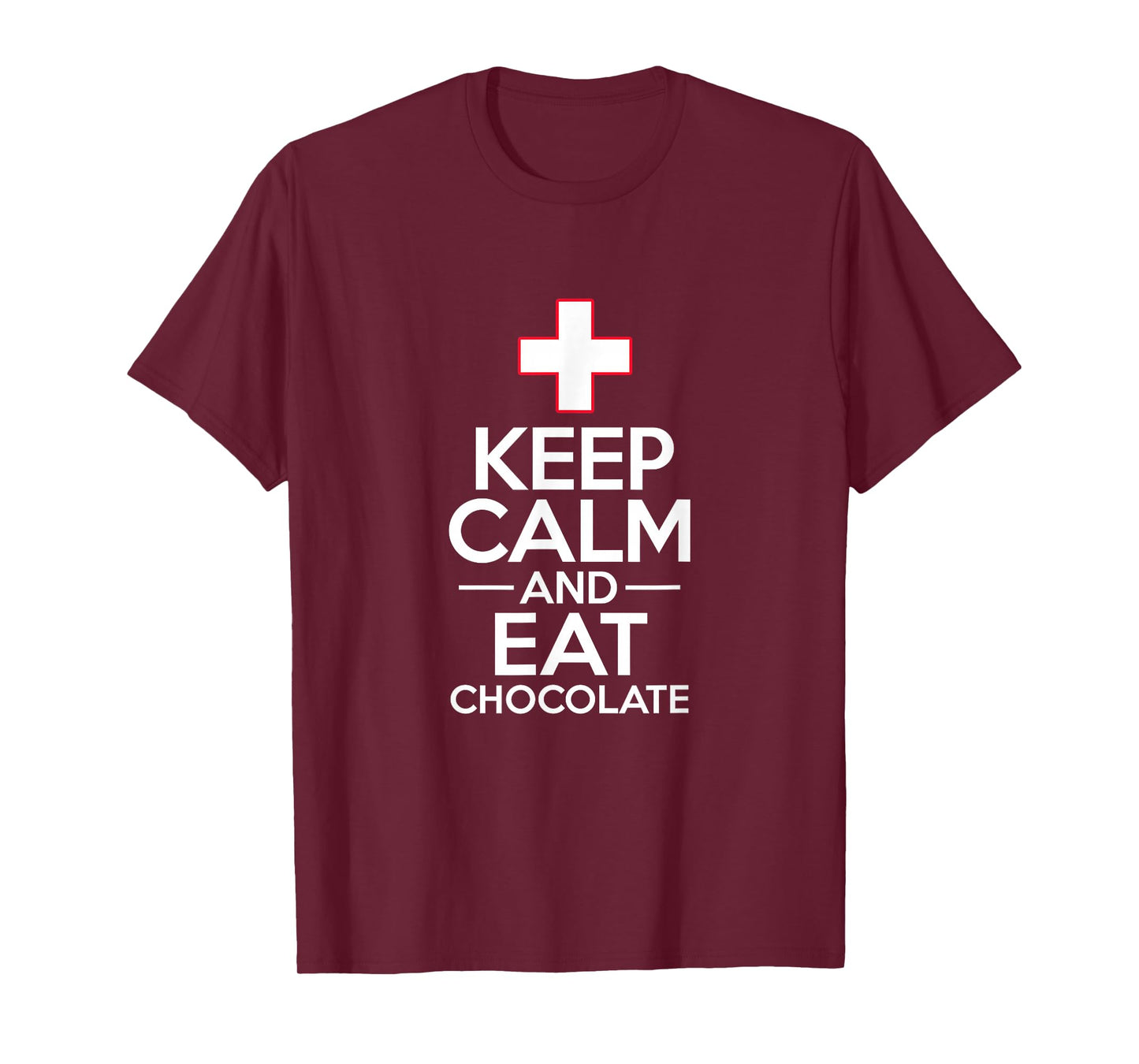 Swiss Switzerland Flag Eat Chocolate Travel Souvenir T-Shirt