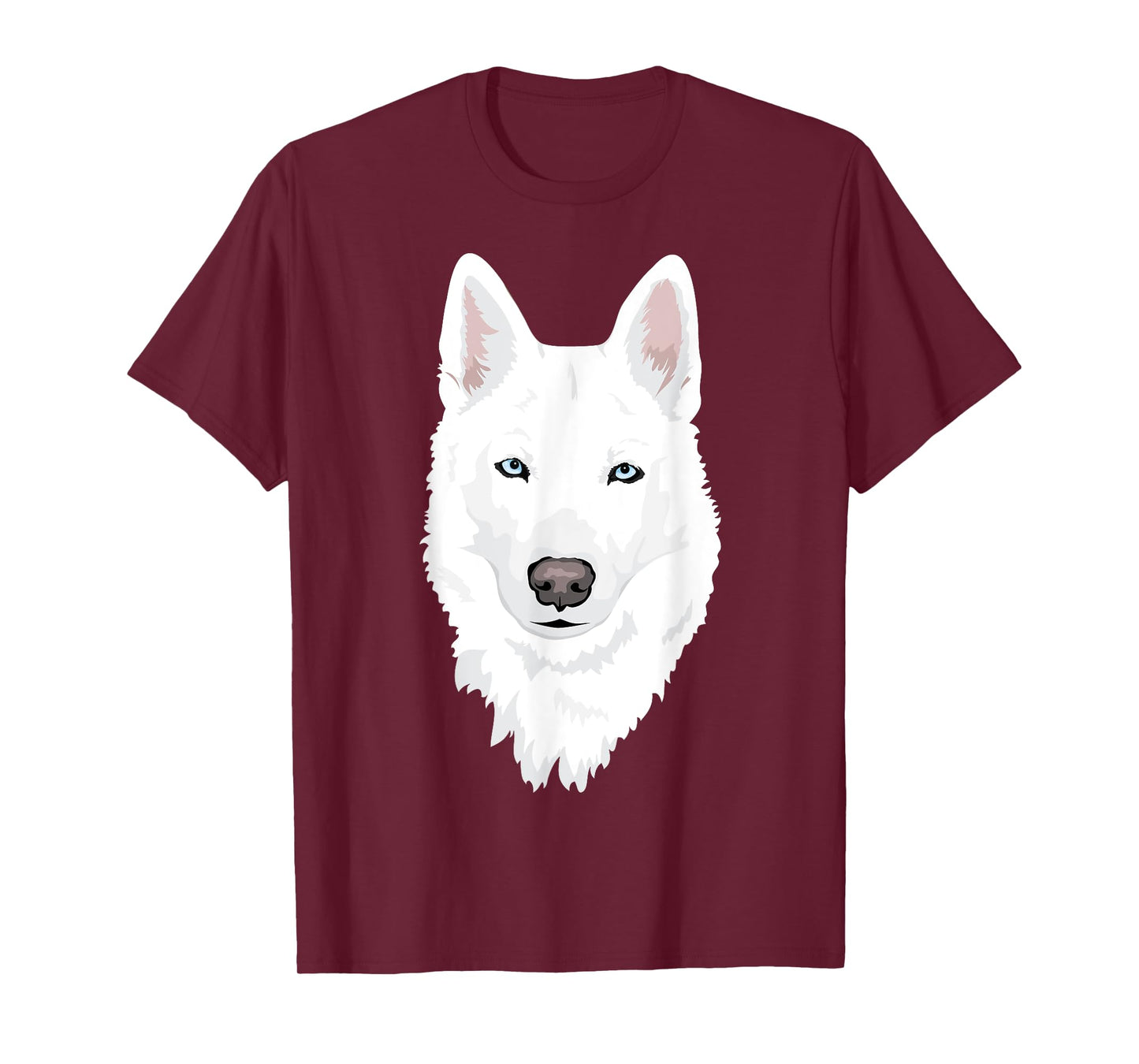 stunning white Siberian Husky - sweet white Snow dog T-Shirt