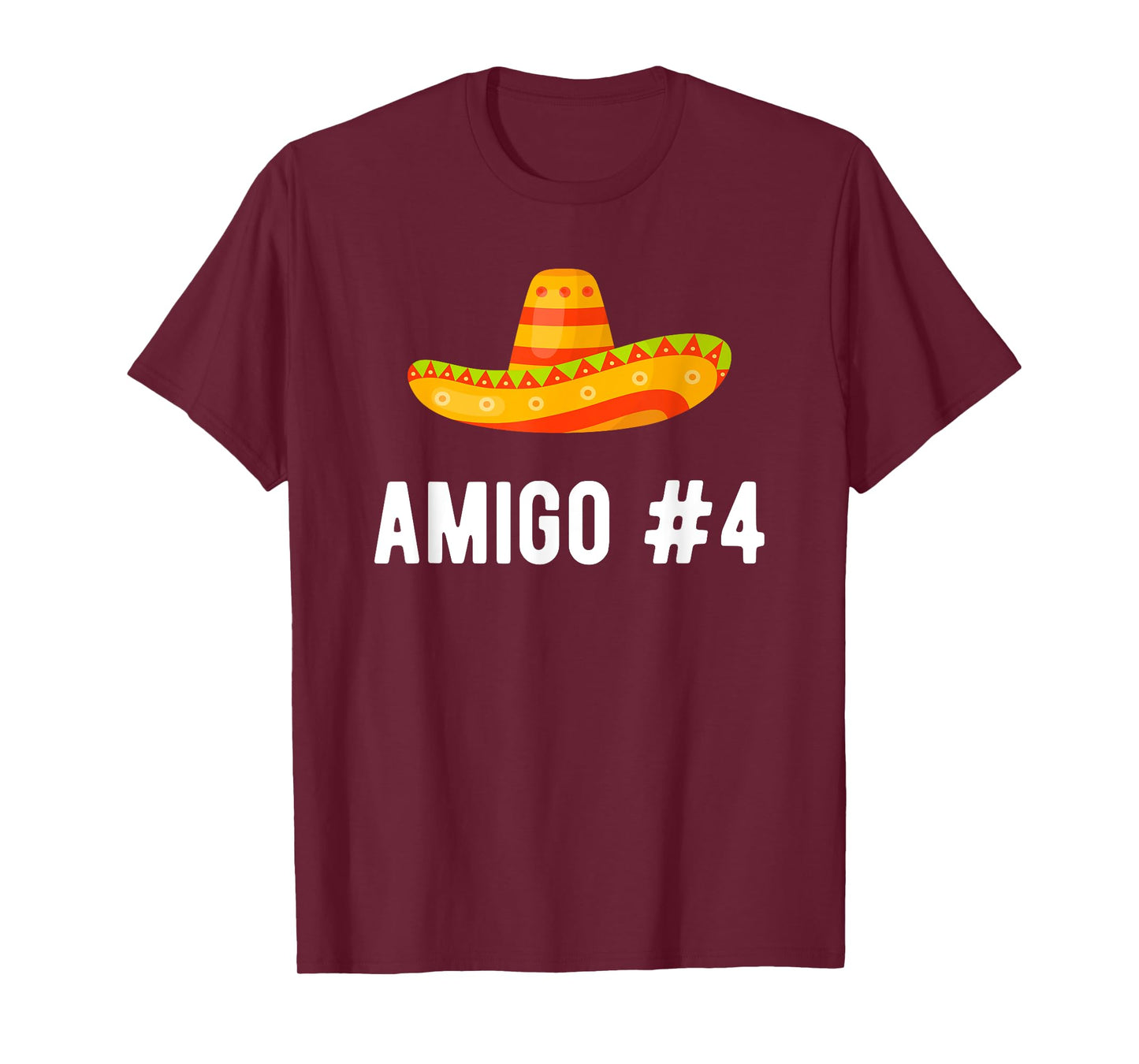 Halloween Group Matching Costume Funny Mexican Amigo #4 T-Shirt