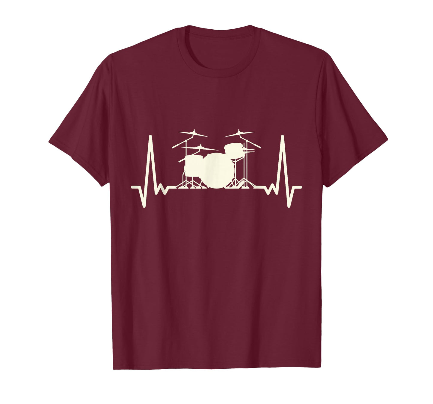 Drummer Gifts For Men & Women Drumming Heartbeat Drummer T-Shirt