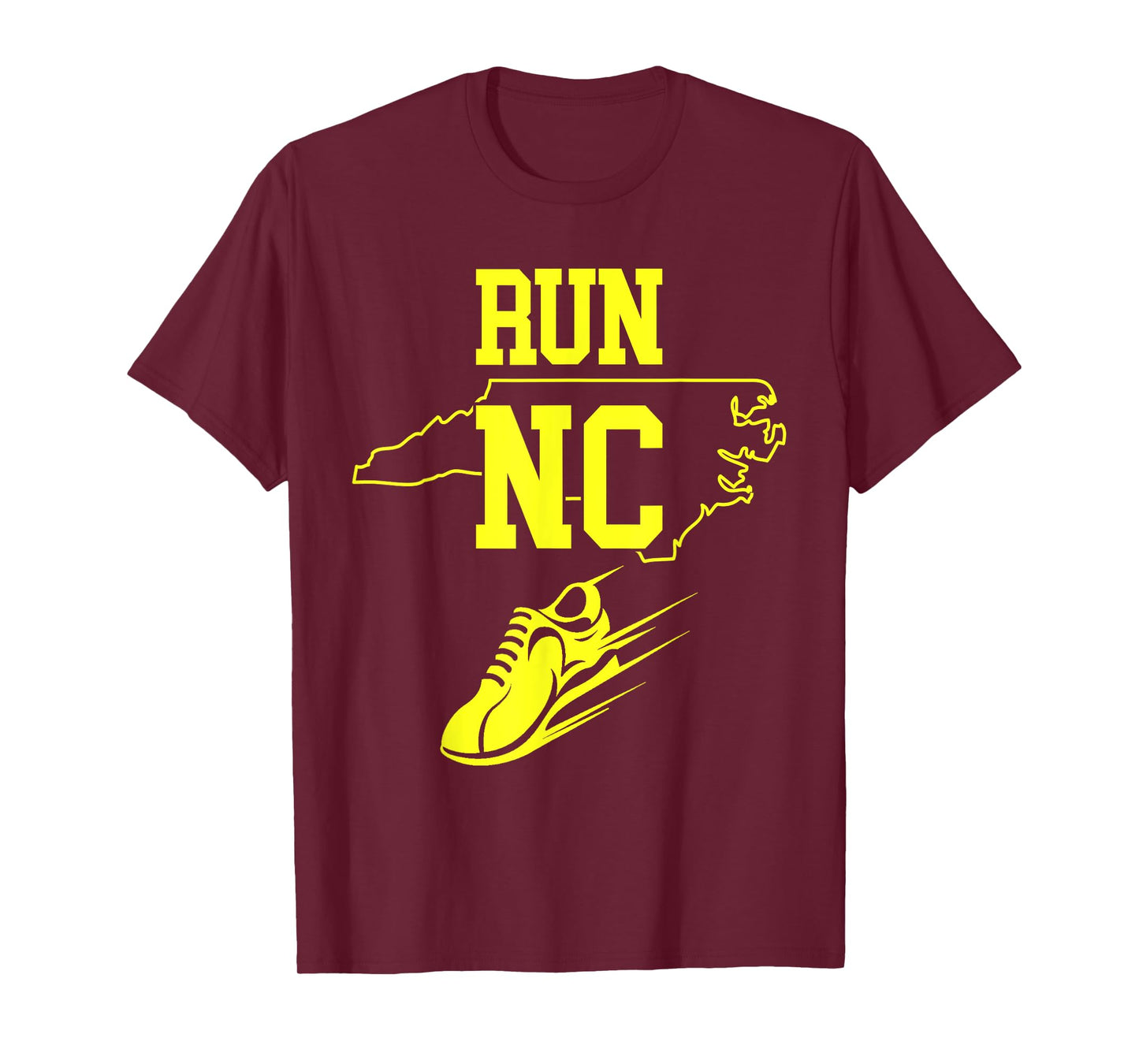 Running Shirt Run North Carolina Runners T-Shirt T-Shirt