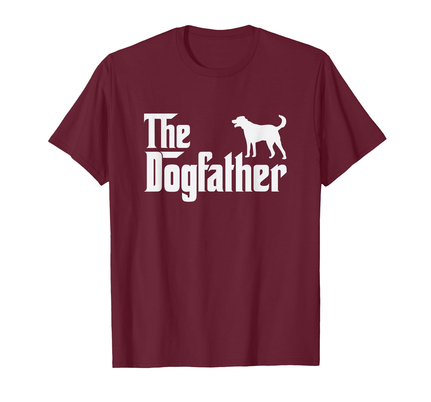 lab pointer DogFather Funny Dog Dad T-Shirt