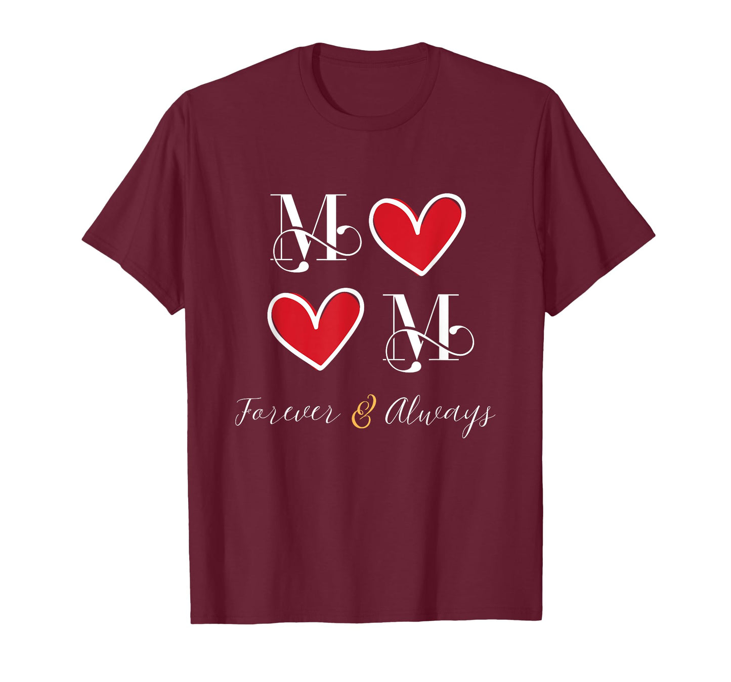 M & M Couples Initials, Wedding, Anniversary, Housewarming T-Shirt