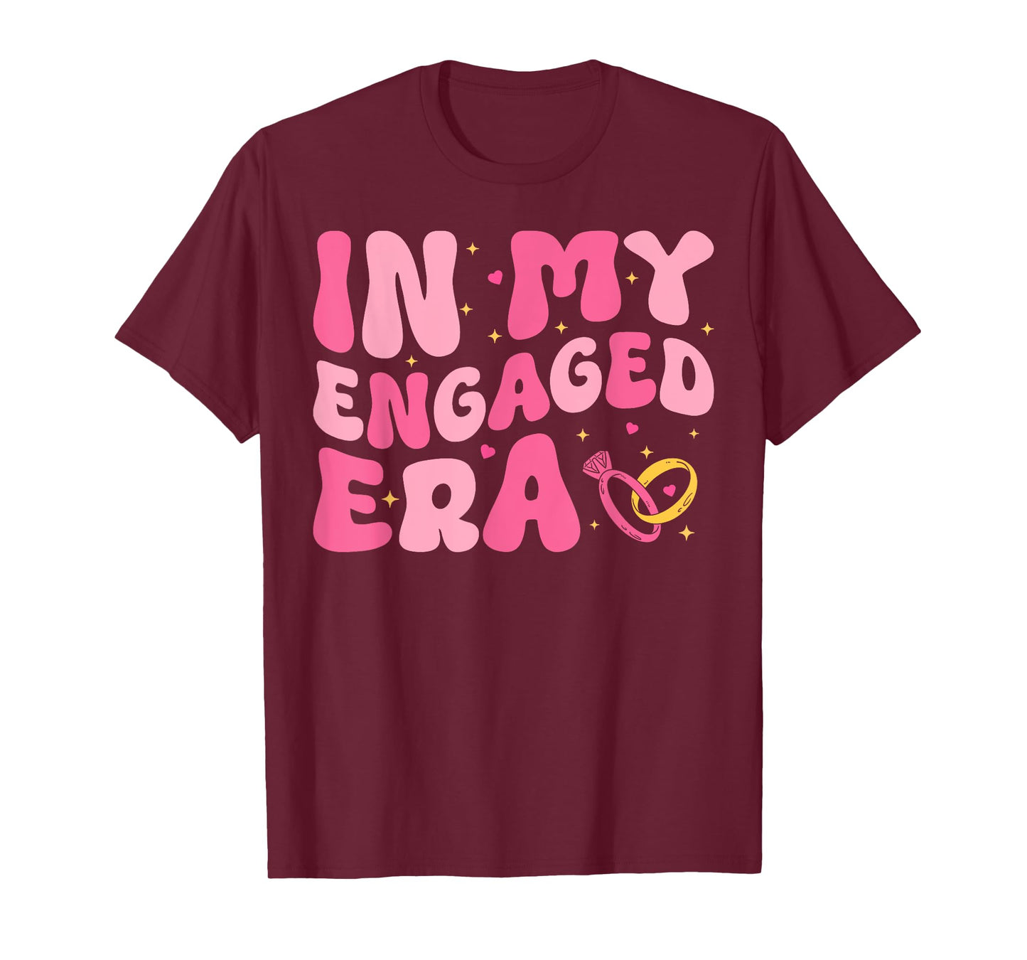 In My Engaged Era Couple Fiance Boyfriend Girlfriend T-Shirt