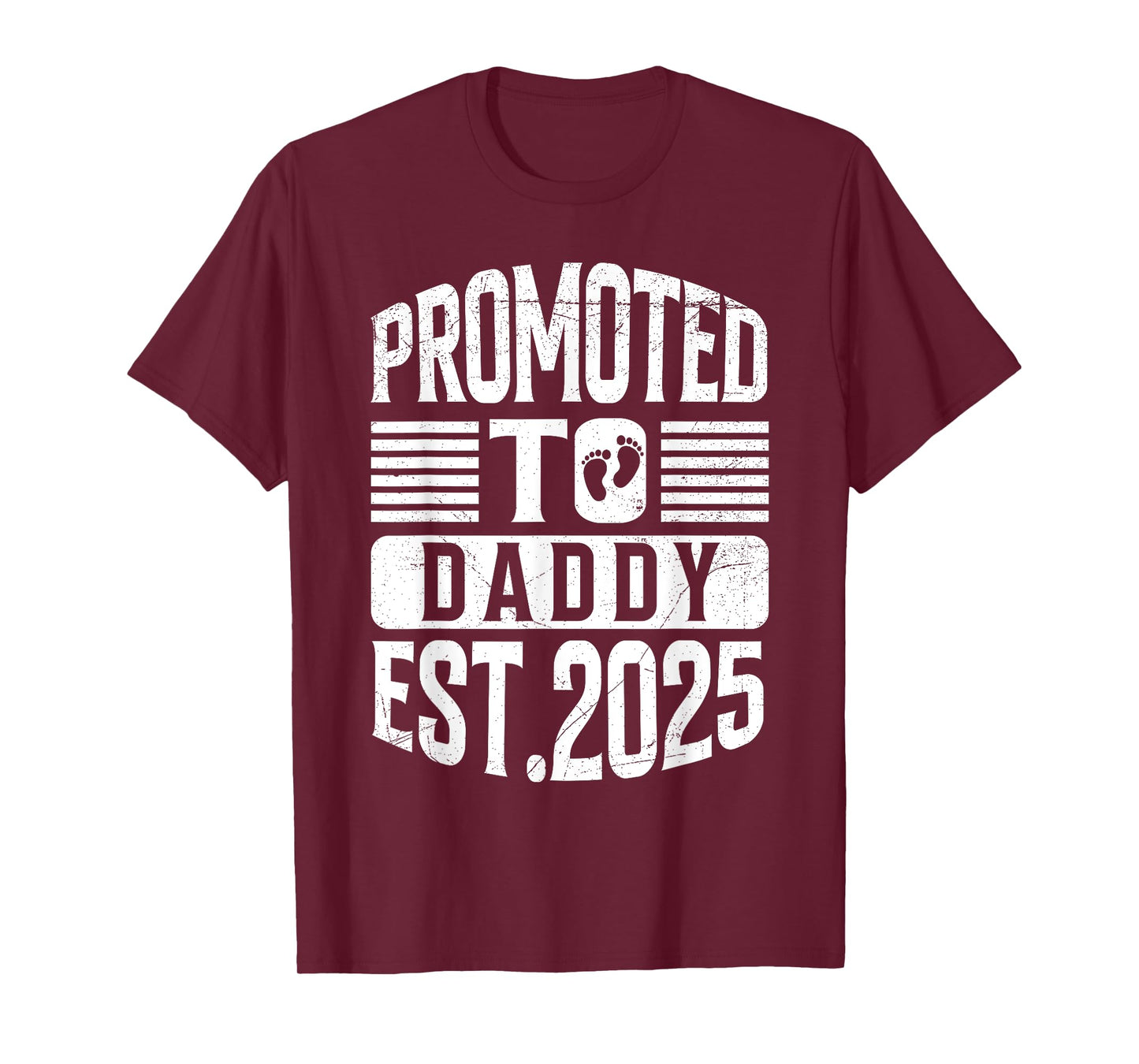 Pregnancy Announcement Promoted to Daddy Est. 2025 T-Shirt