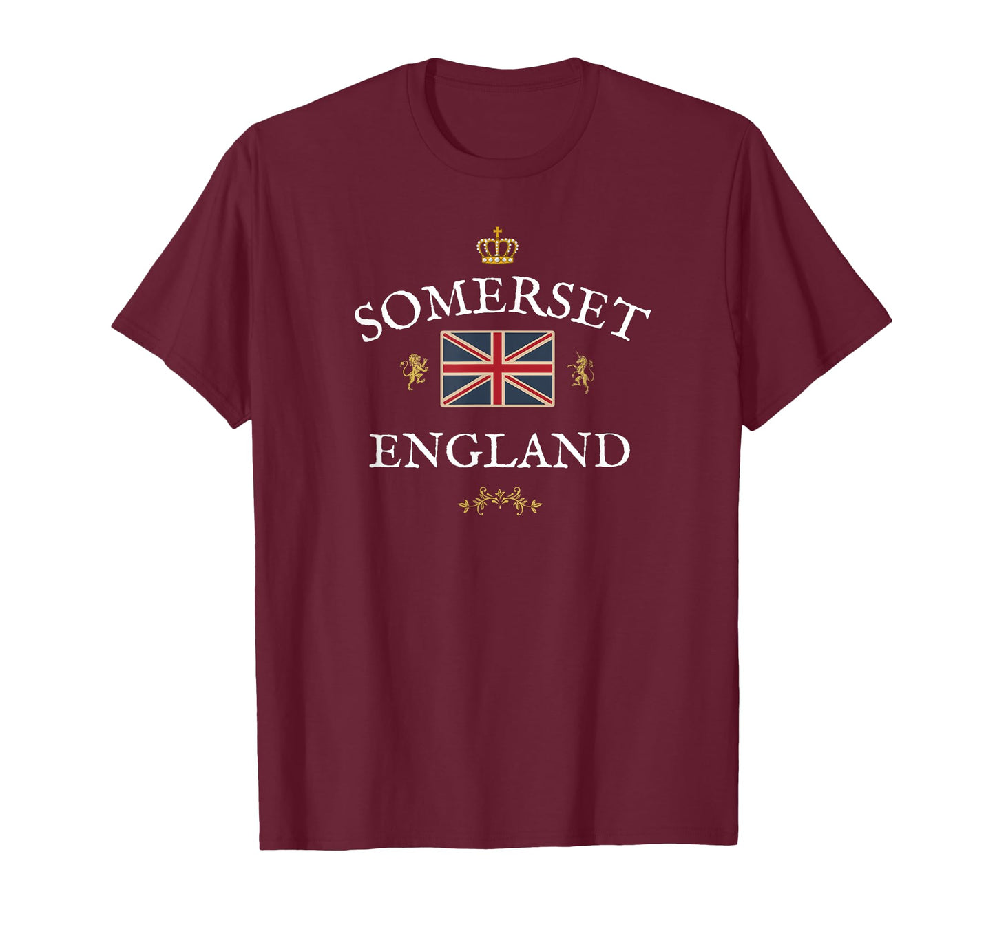 SOMERSET ENGLAND BRITISH UNION JACK FLAG GREAT BRITAIN BRIT T-Shirt