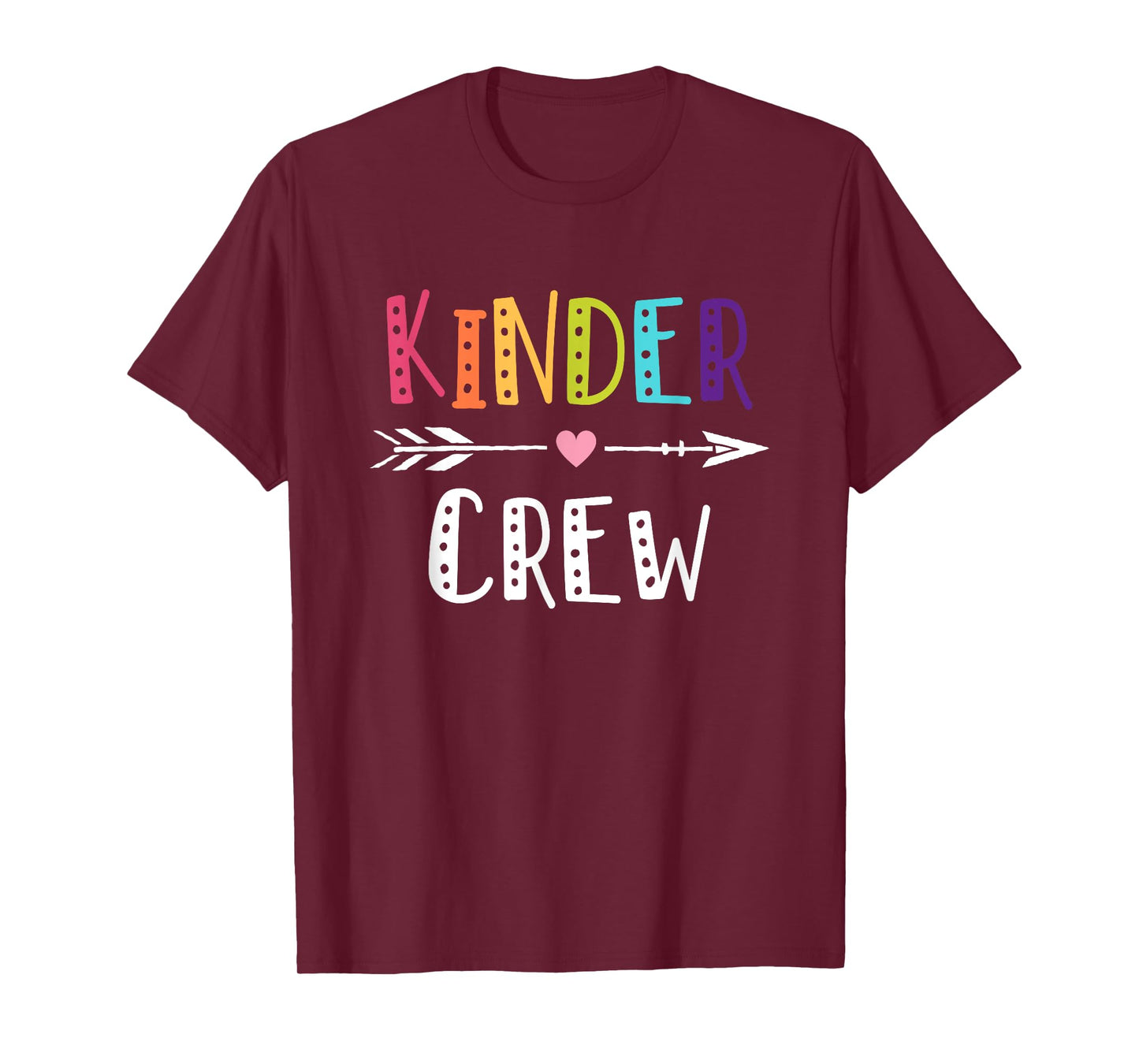 Kinder Crew Kindergarten Teacher T-Shirt 1st Day of School T-Shirt for Men Women Kids