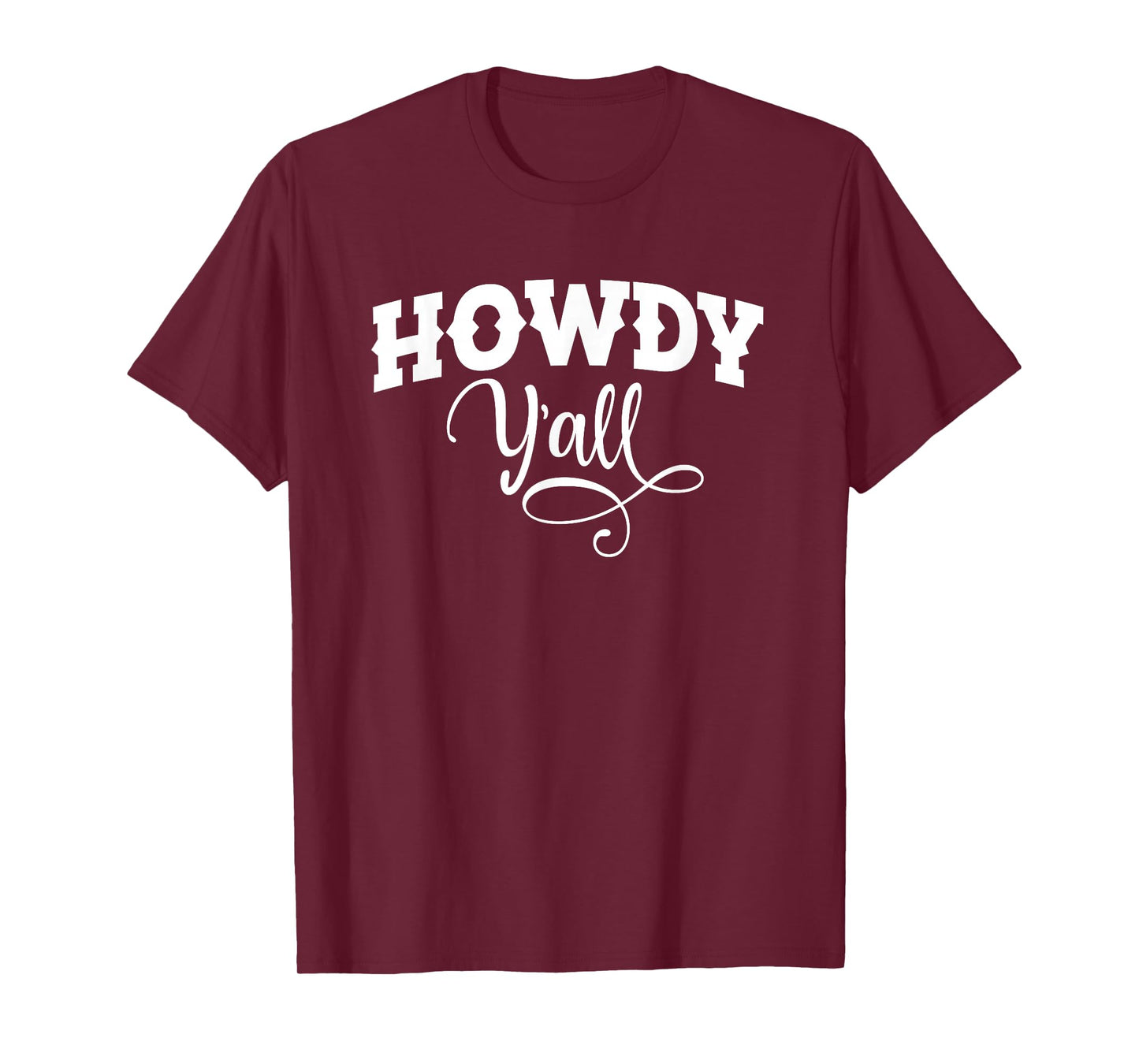 Howdy Y'all Cute Southern Country Yall Cowgirl South Saying T-Shirt