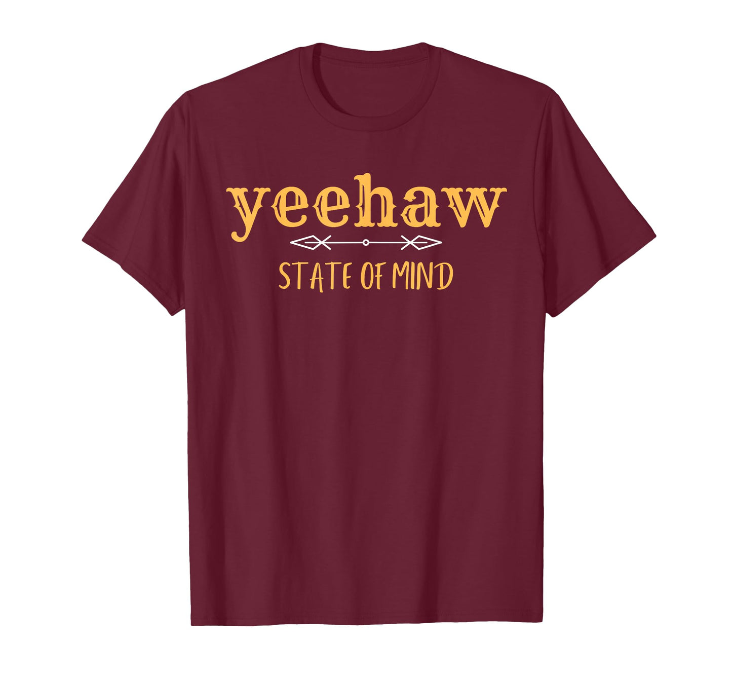 Yee Haw, State, of Mind, Country Fashion Western Boho Farm T-Shirt