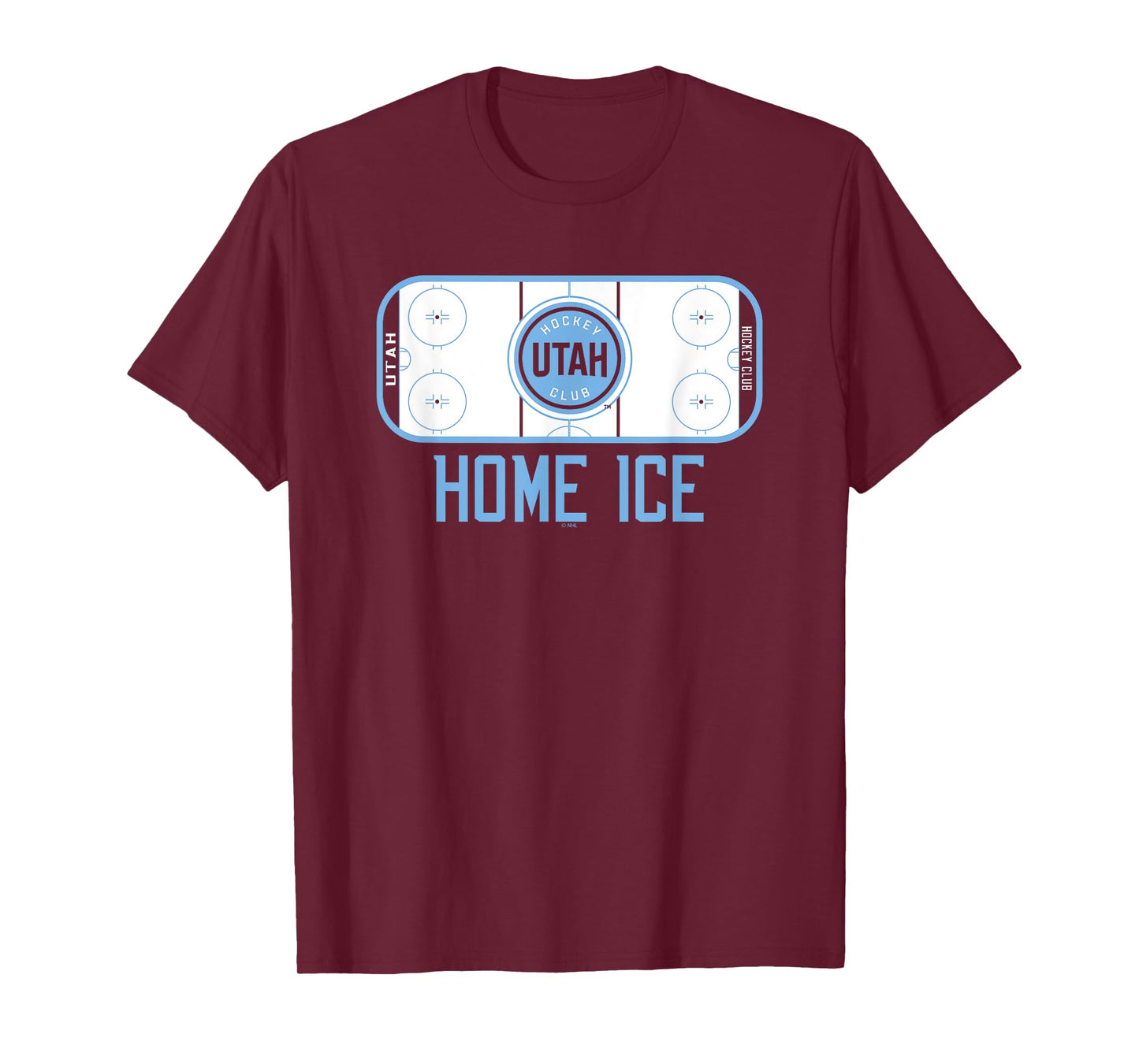 Utah Hockey Club Home Ice Black Officially Licensed T-Shirt