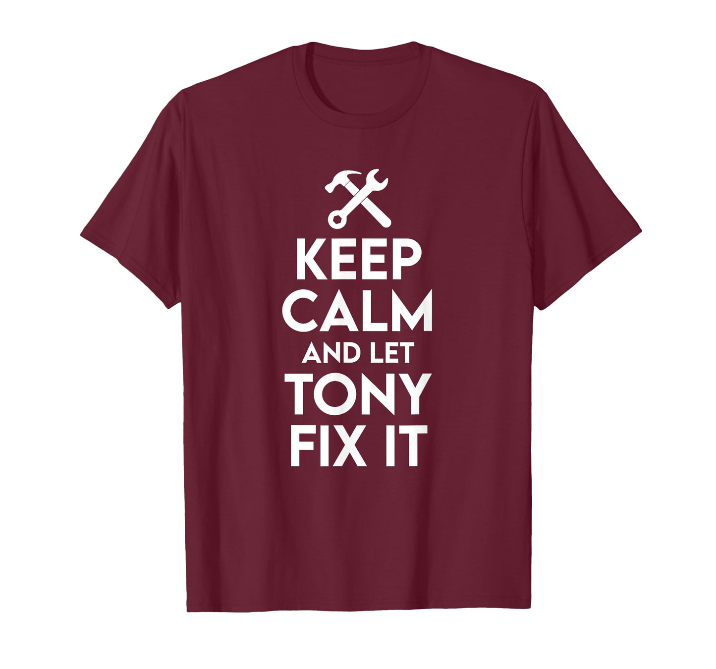 Tony Handyman Birthday Name Personalized Tony Mechanic T-Shirt