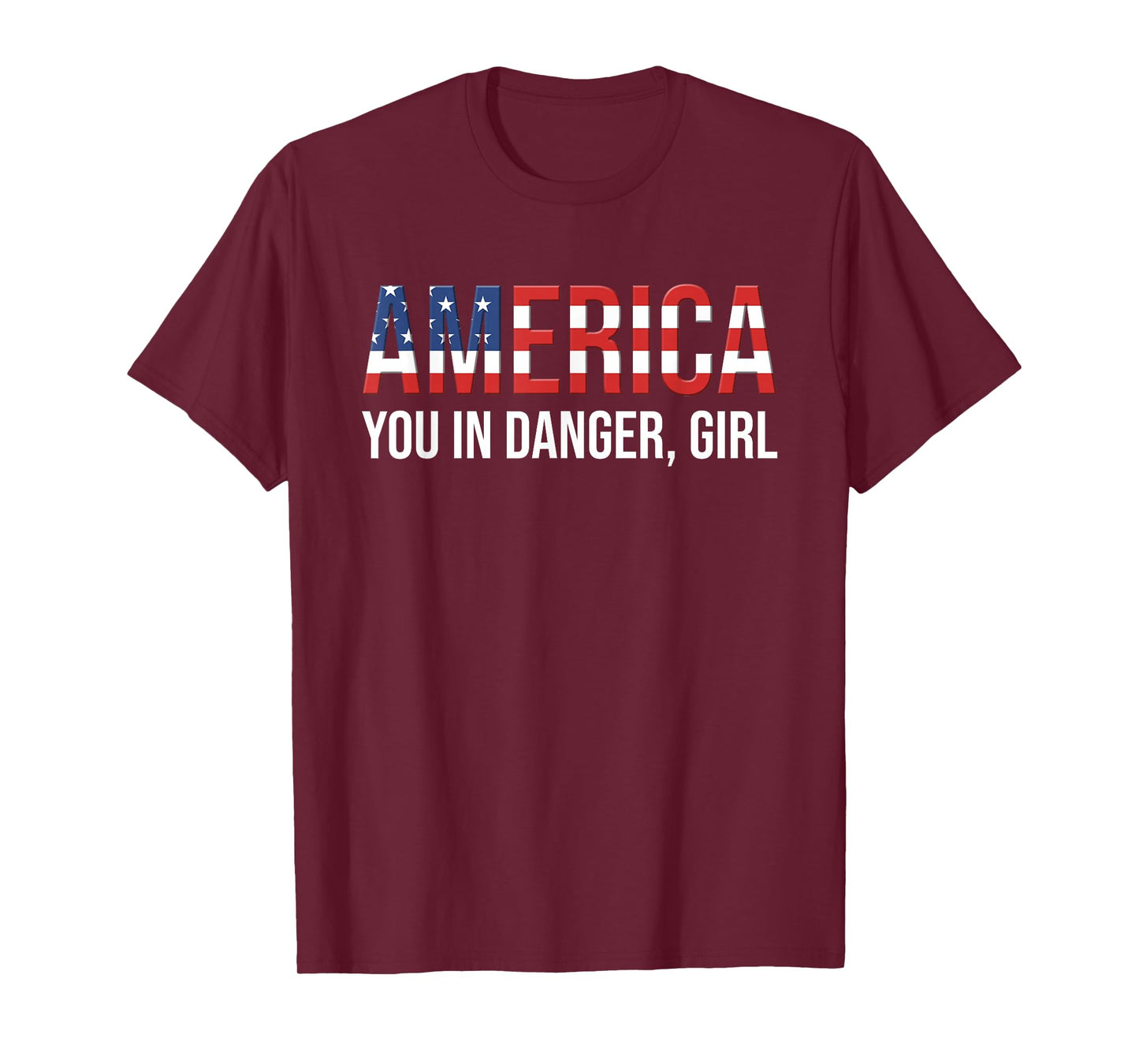 America You In Danger Girl Pro-Democracy Voting Rights T-Shirt
