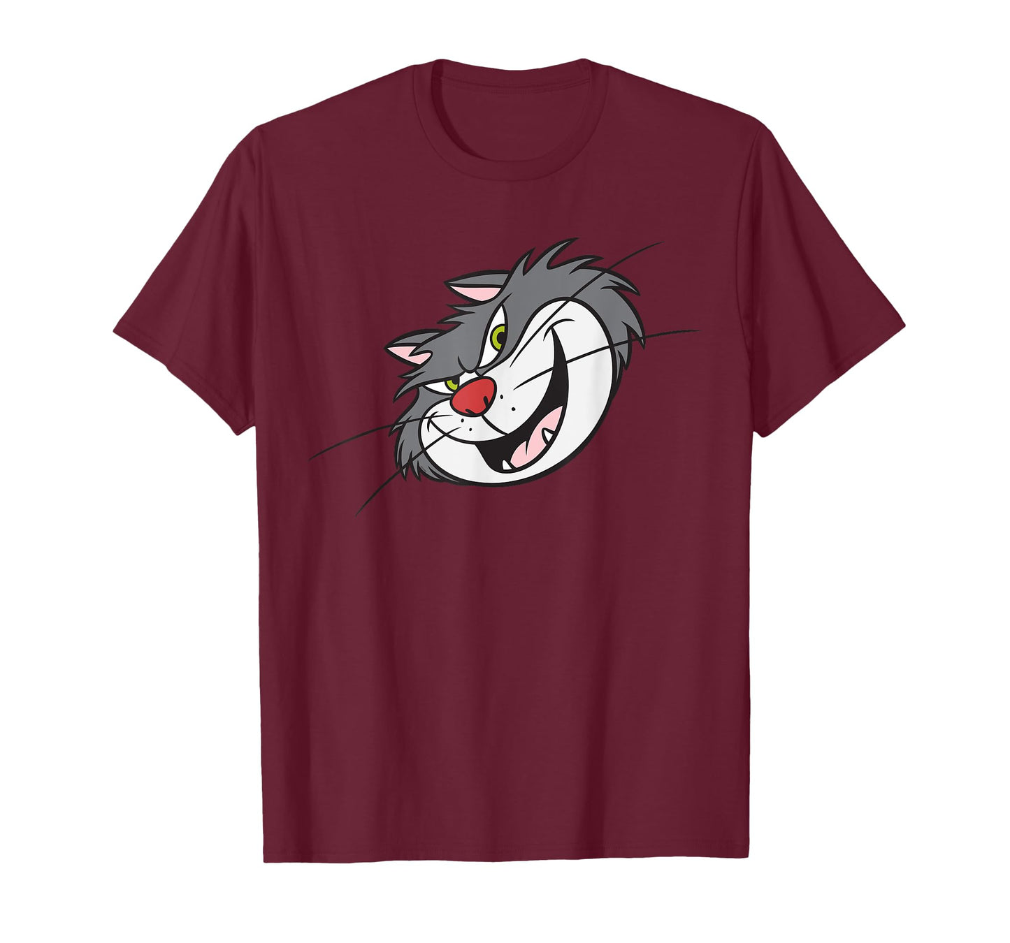Disney Villains Lucifer the Cat Cinderella Big Face Costume Men Women Kids T-Shirt