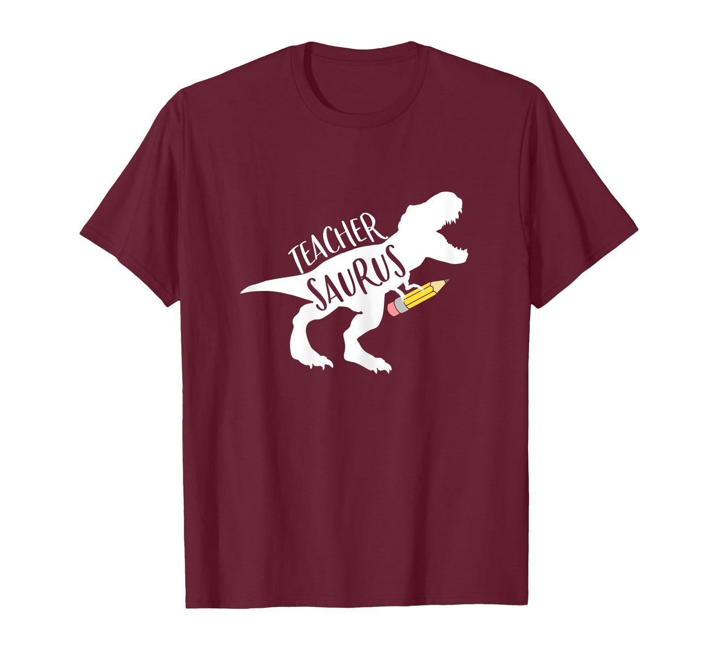 Womens Dinosaur Teacher Shirt Teachersaurus Rex Funny Dino Gift T-Shirt