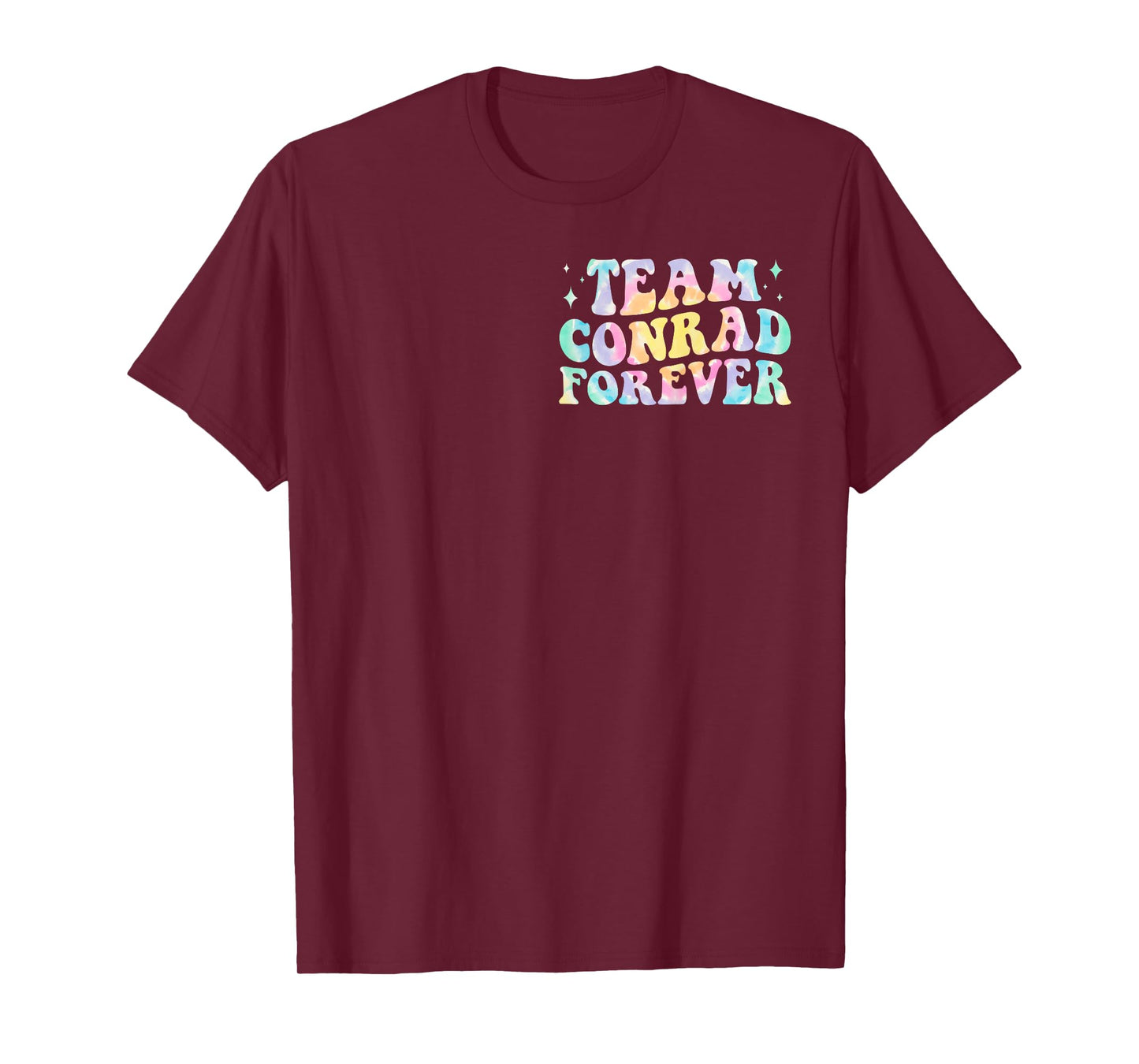 Team Conrad Groovy Tie Dye Kid Pocket Design T-Shirt