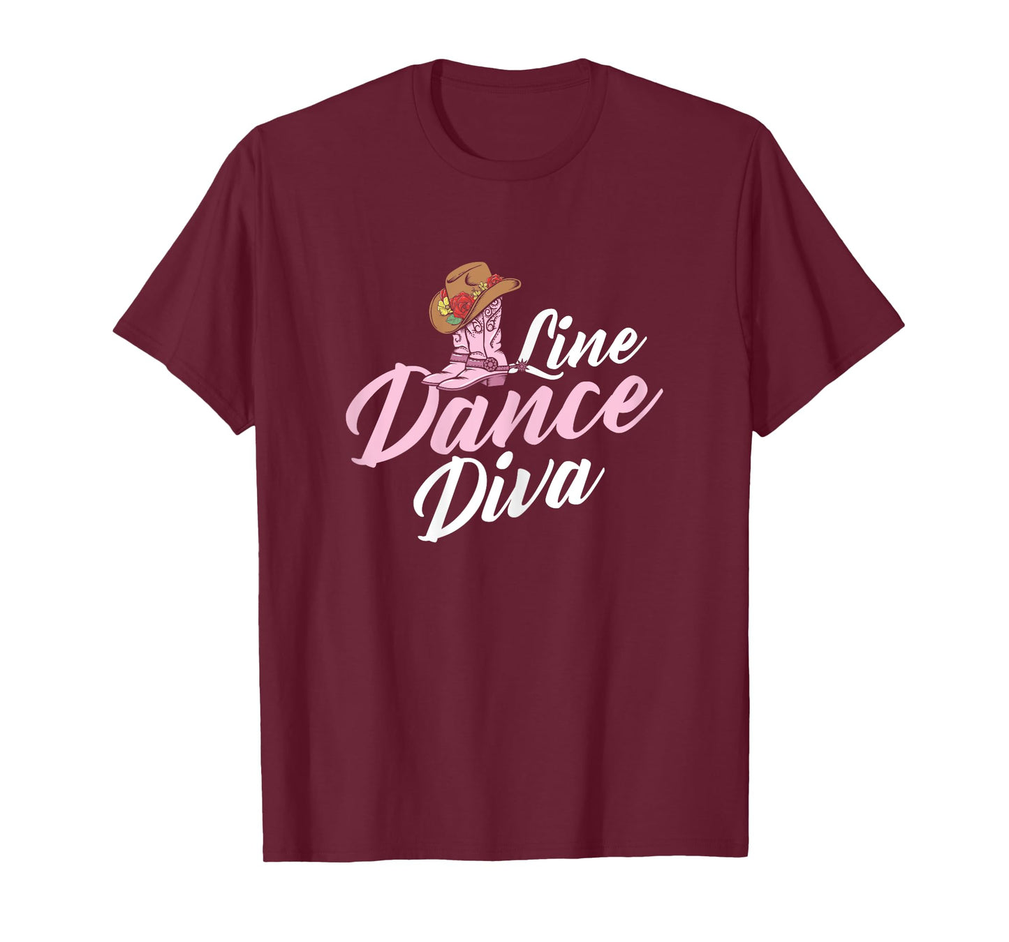 Line Dance Diva - Country Music Western Dancer Cowgirl T-Shirt