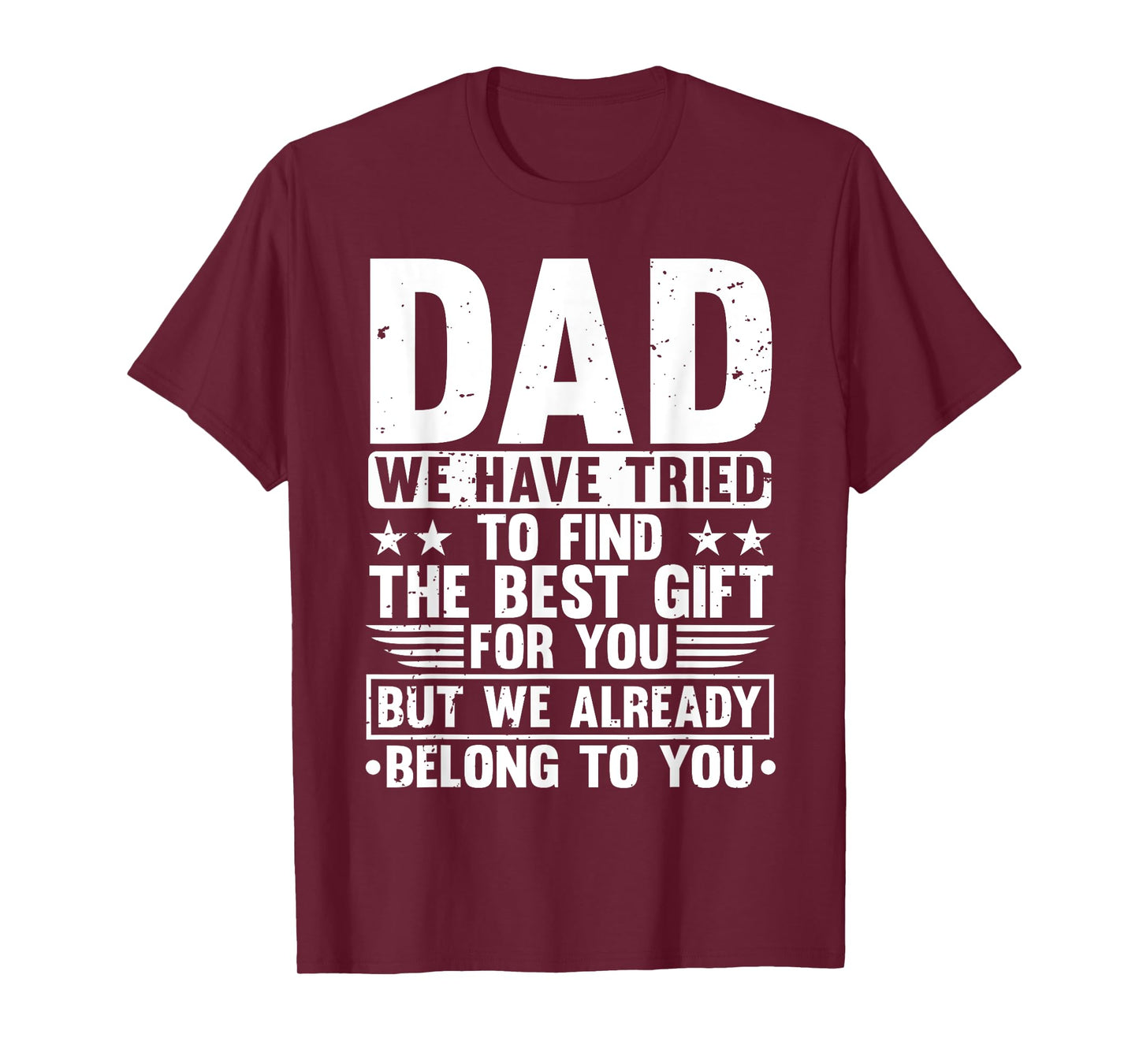 Cool Dad Art For Father Dad Stepfather From Son Daughter T-Shirt