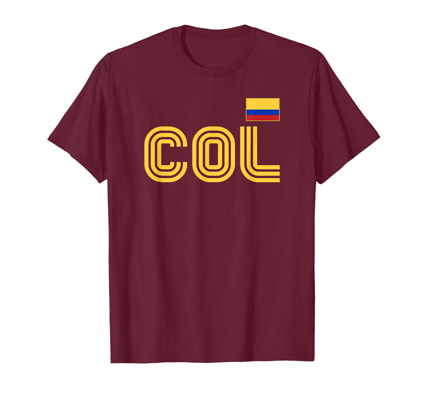 Colombia Flag Retro International Country Colombian Pride T-Shirt