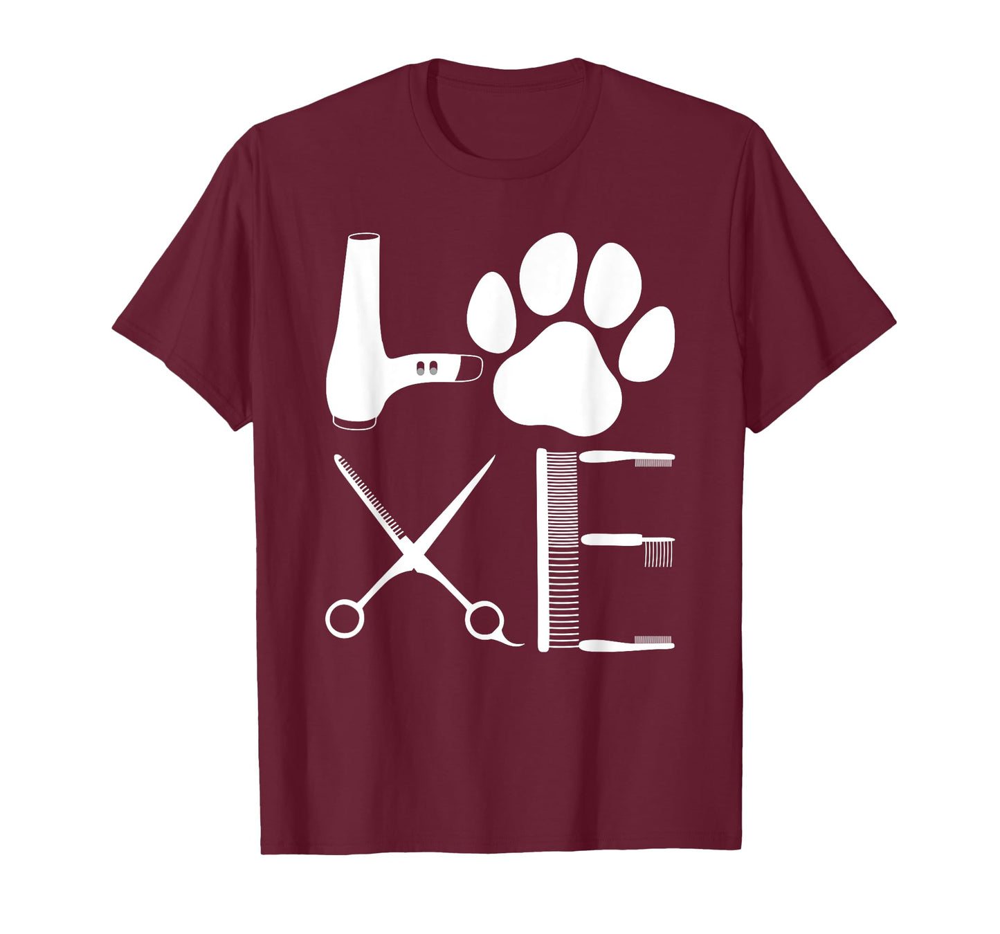 Cool Dog Groomer For Men Women Pet Grooming Puppy Dog Owner T-Shirt