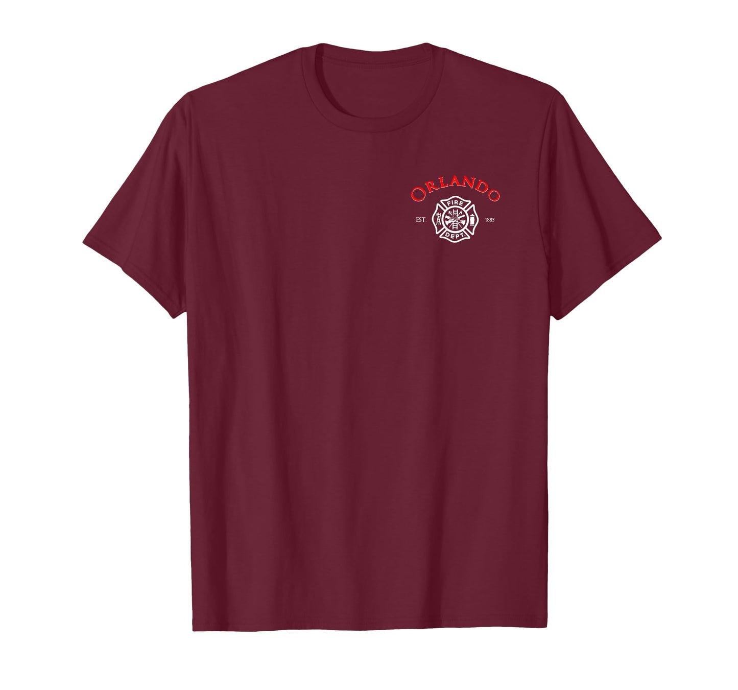 City of Orlando Fire Rescue Florida Firefighter T-Shirt T-Shirt