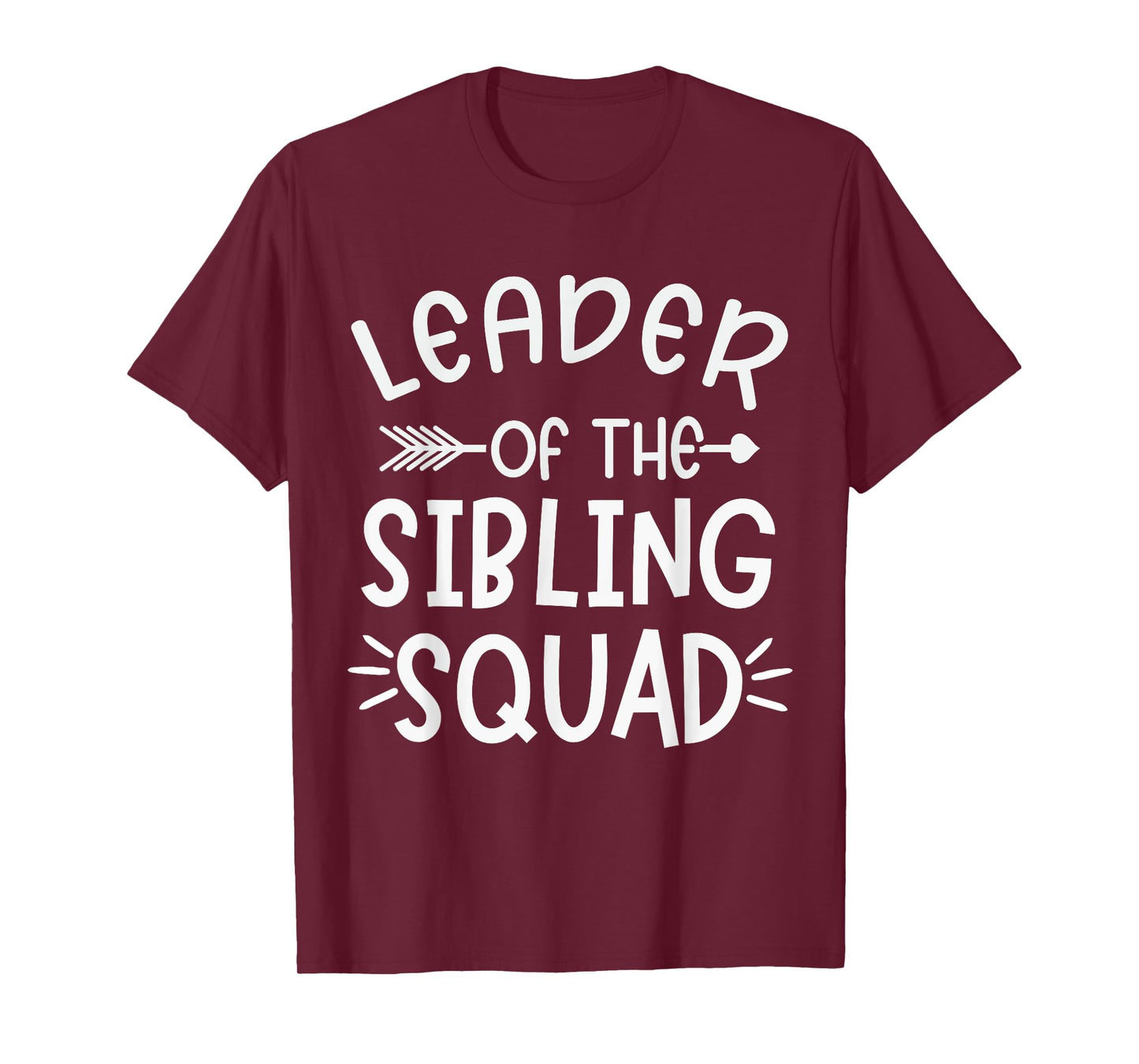 Leader Of The Sibling Squad Family Matching Sister Brother T-Shirt
